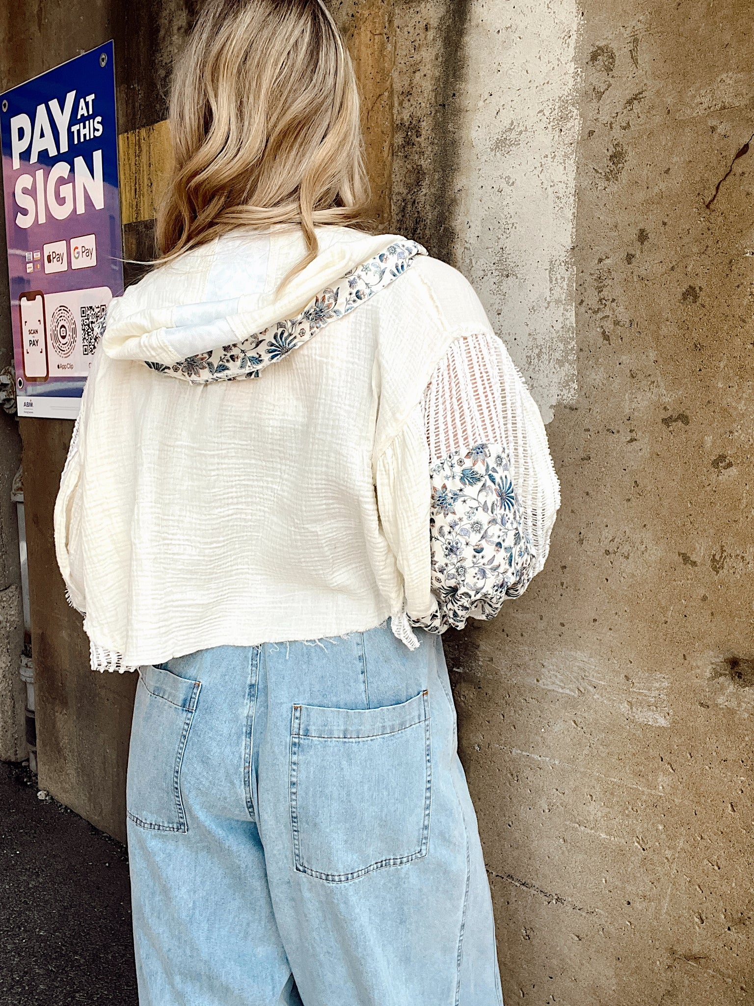 Stay Groovy Button Down Pullover