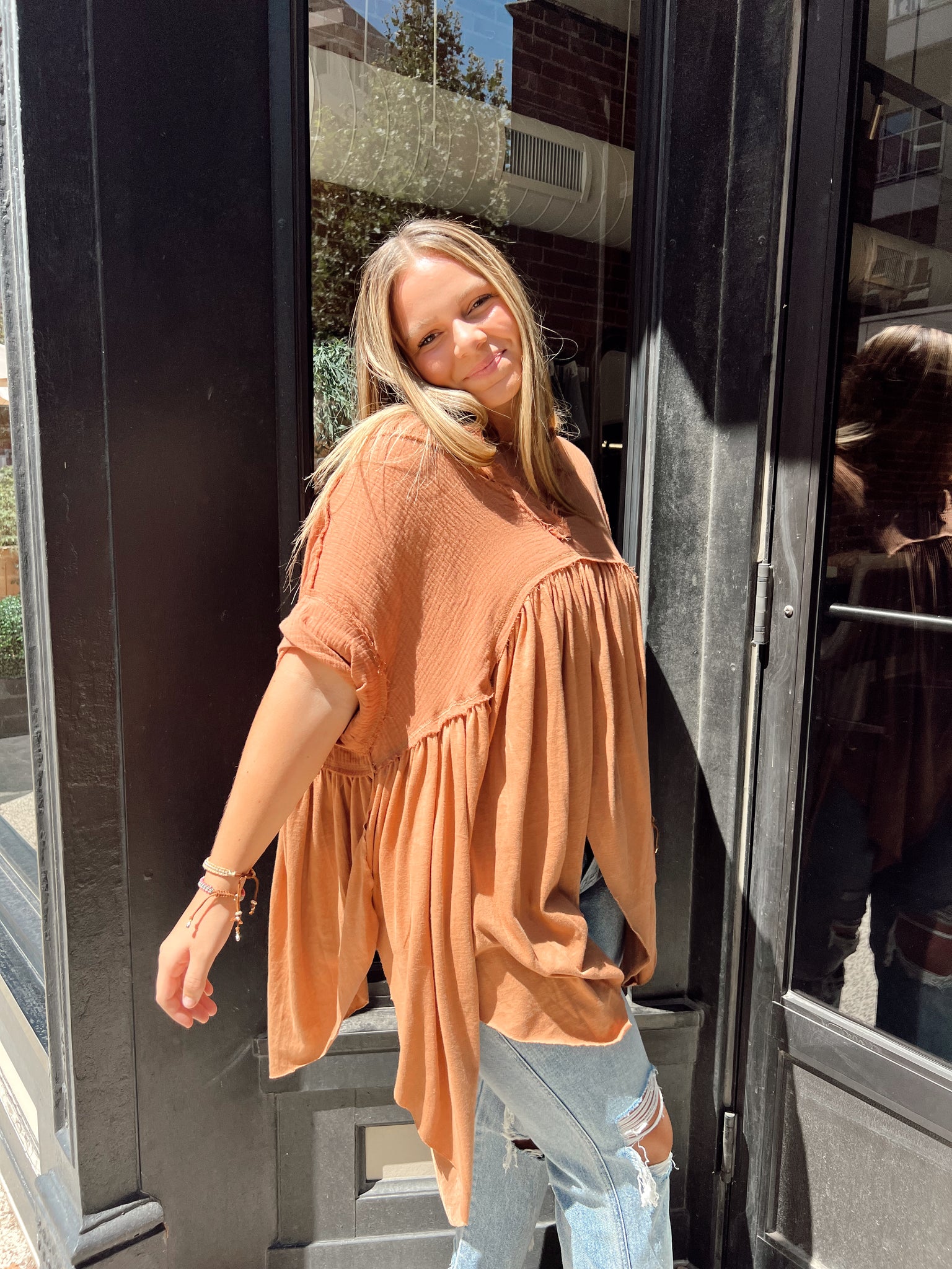Coffee D8 Cocoa Flowy Top