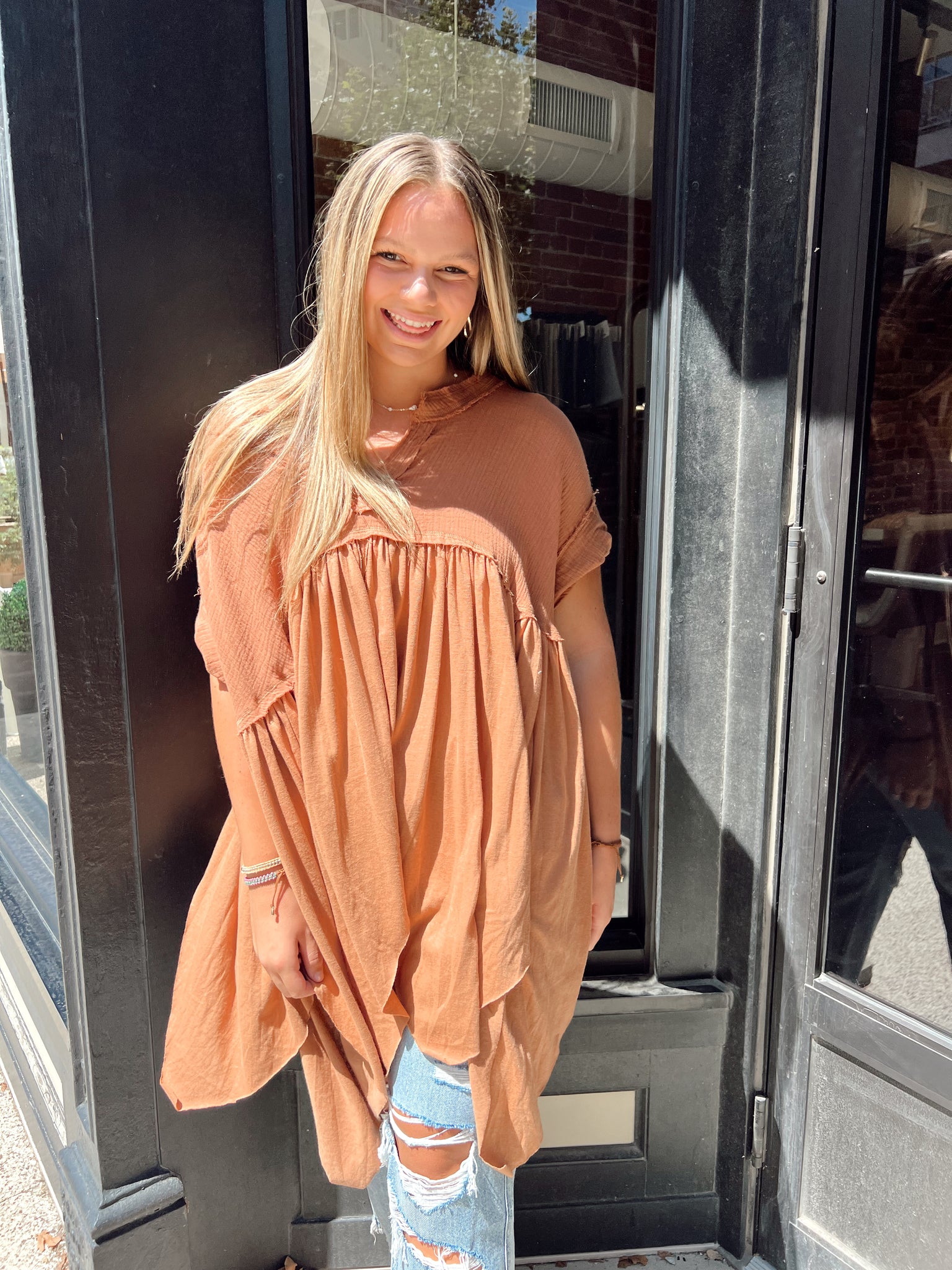 Coffee D8 Cocoa Flowy Top