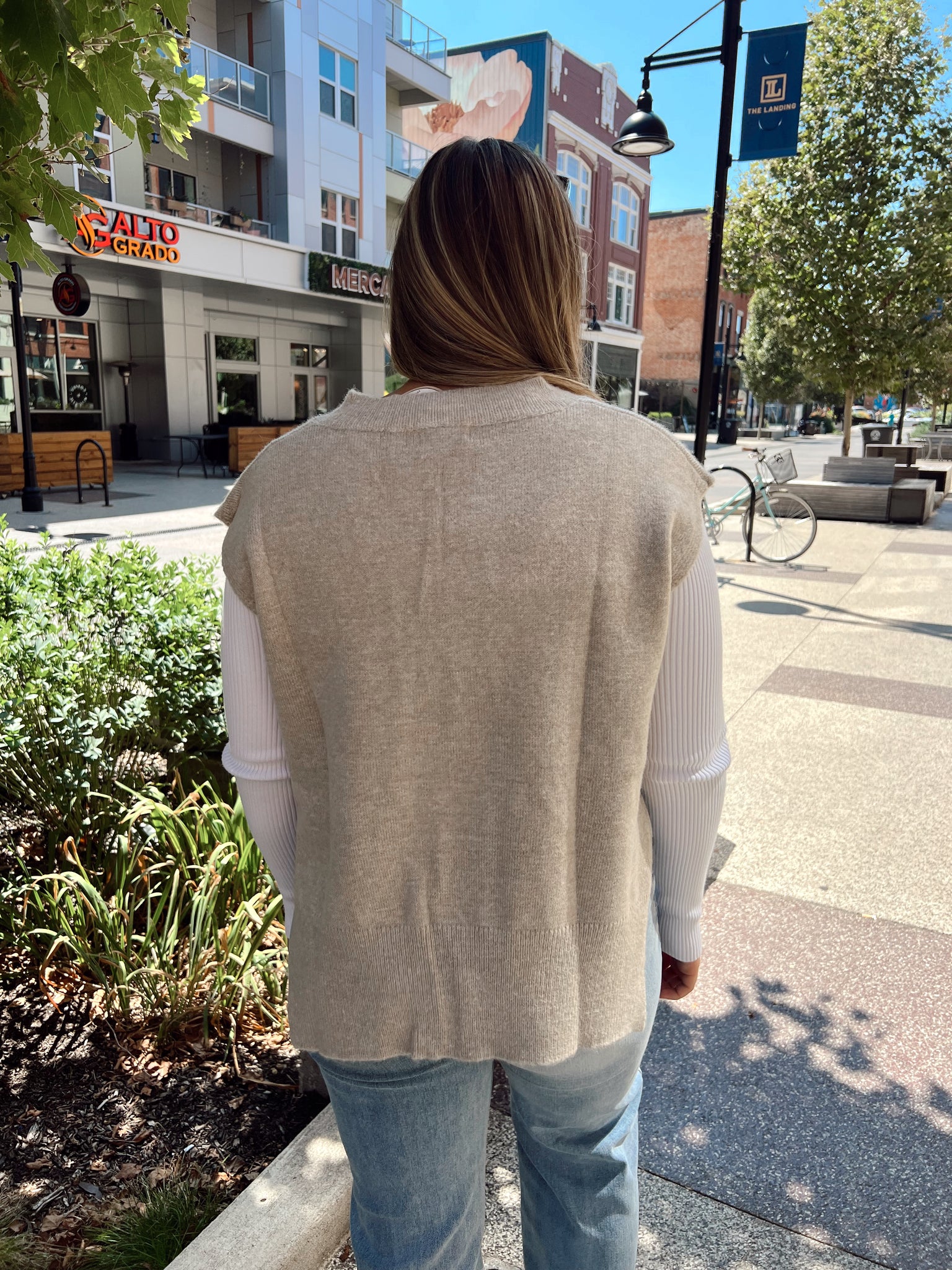 Rosemary Oatmeal Sweater Vest