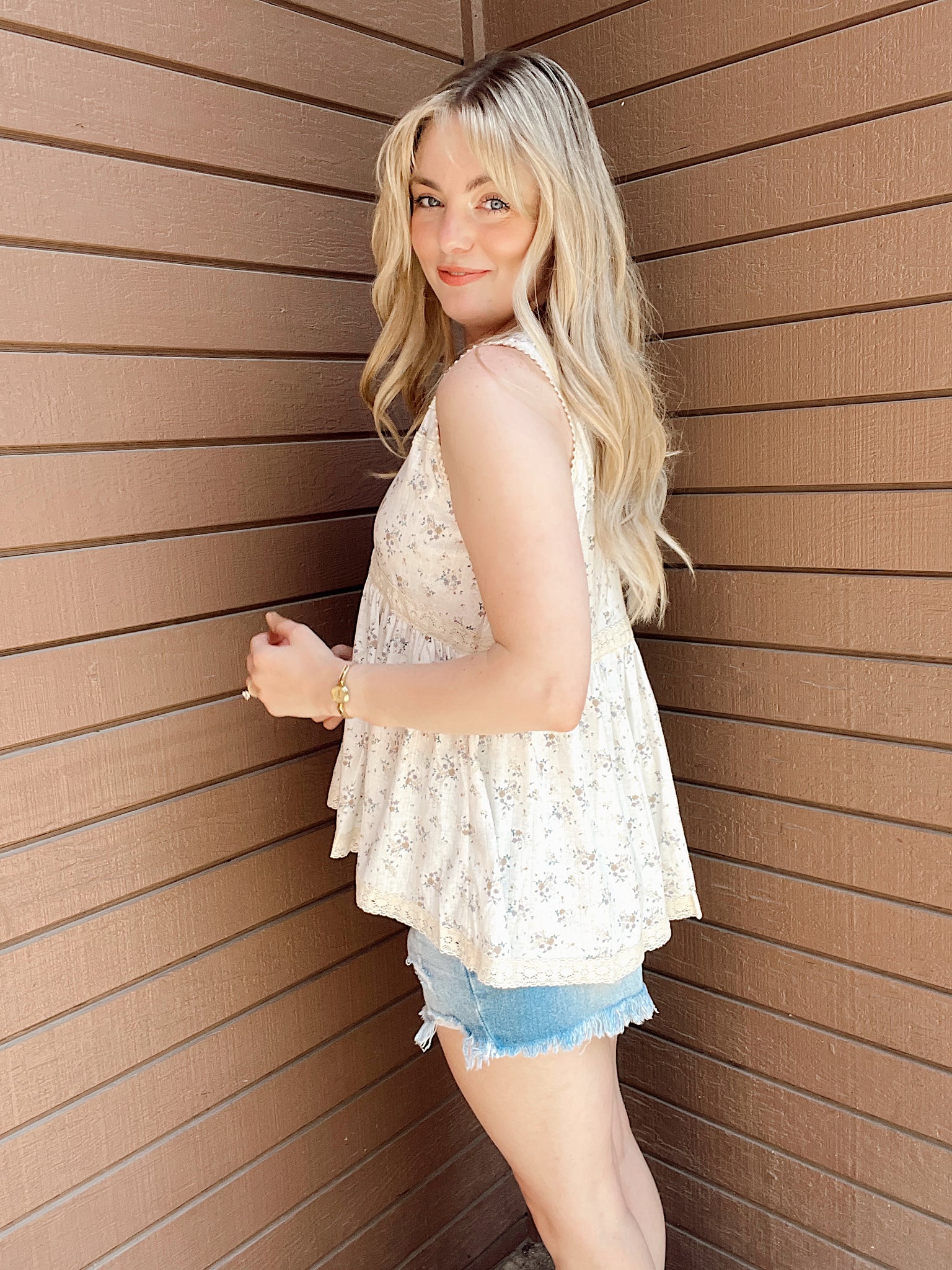 Falling For You Floral Top