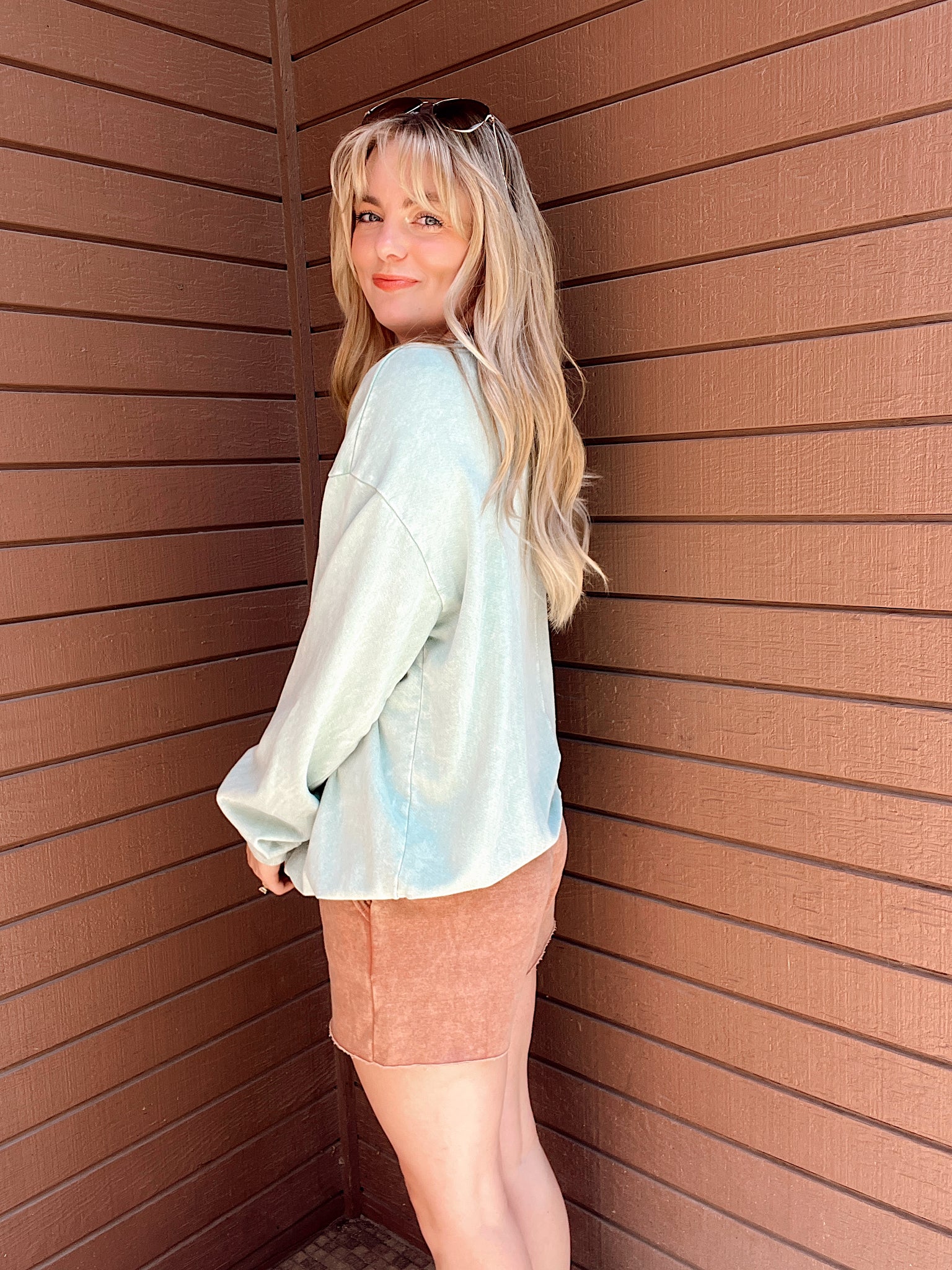 Graphic Sardiines Mineral Wash Sweatshirt