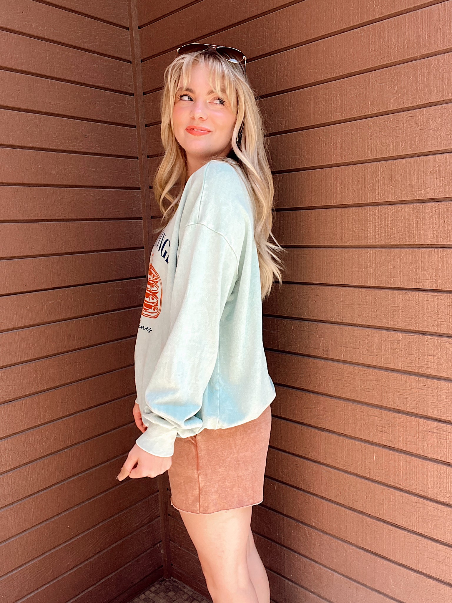 Graphic Sardiines Mineral Wash Sweatshirt