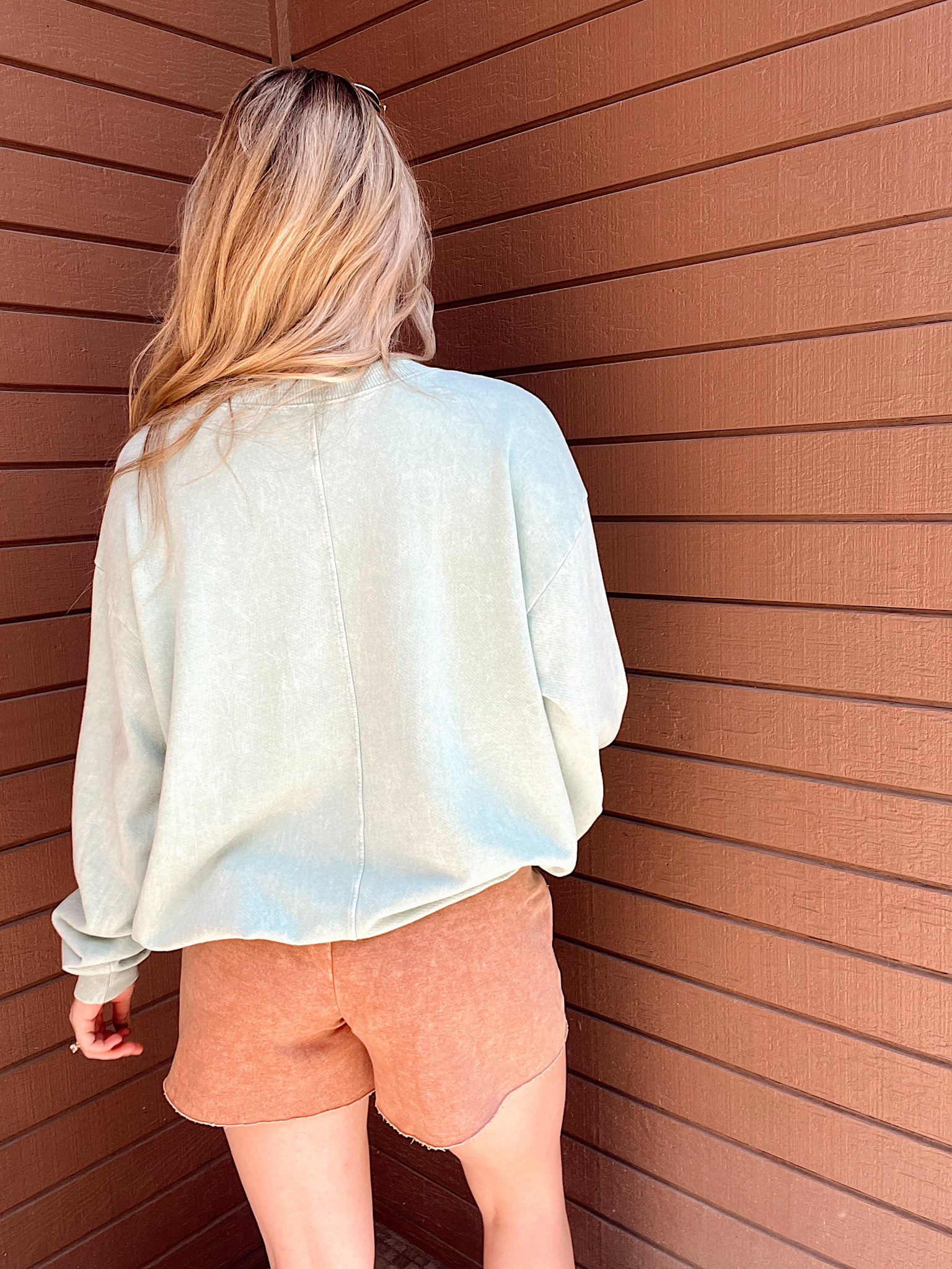 Graphic Sardiines Mineral Wash Sweatshirt