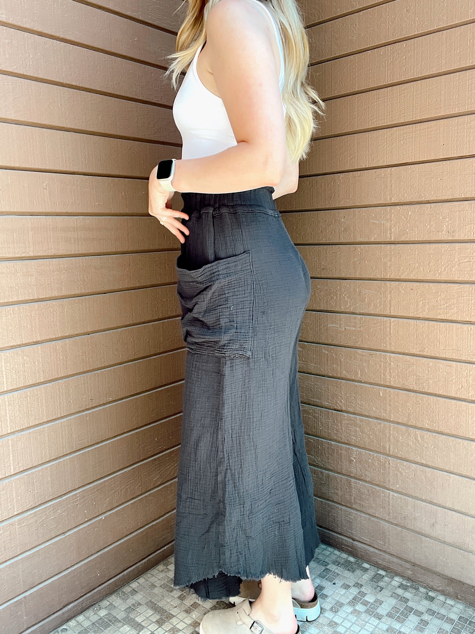 Midnight Berry Wide Leg Pants
