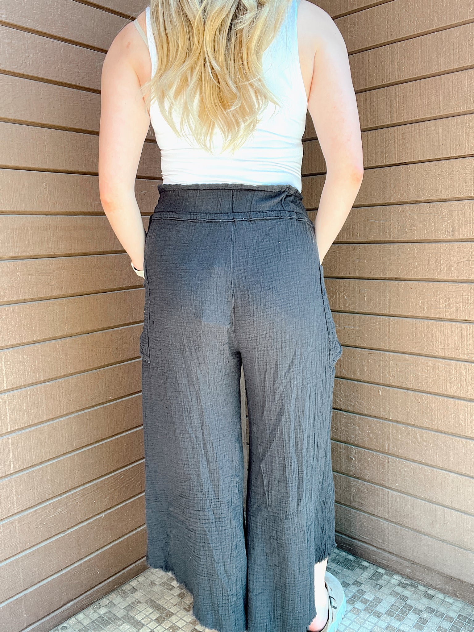 Midnight Berry Wide Leg Pants