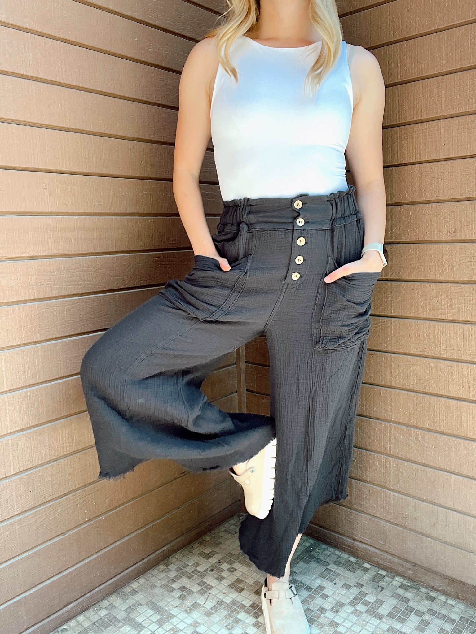Midnight Berry Wide Leg Pants