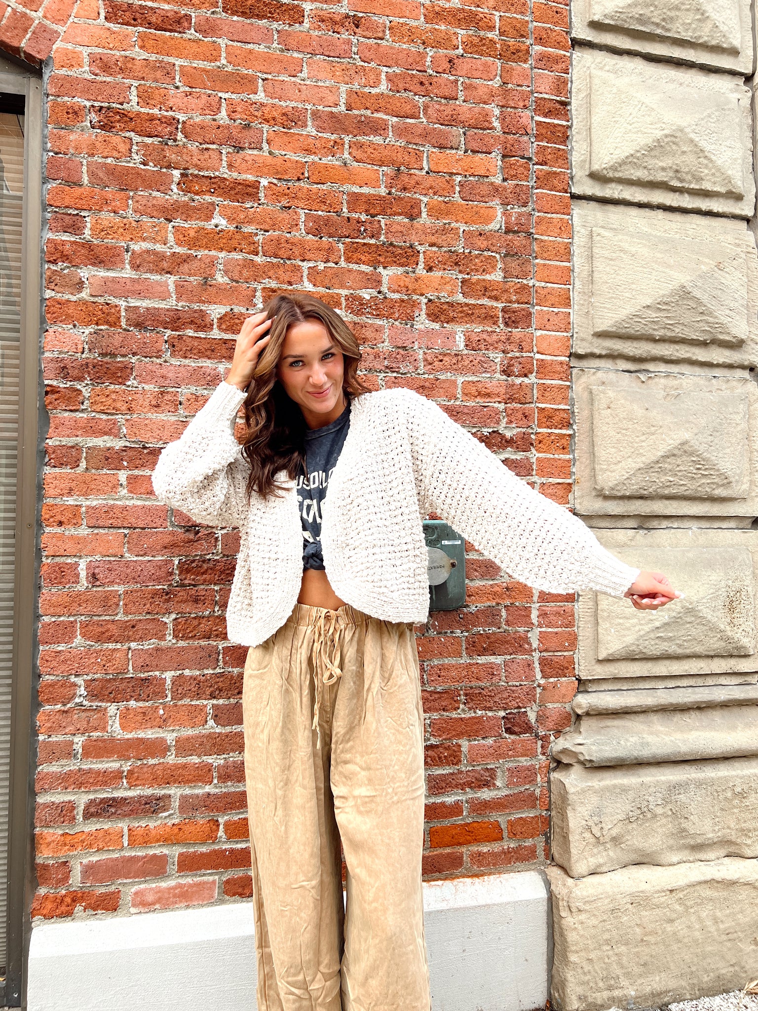 Beyond Obsessed Cream Cardigan