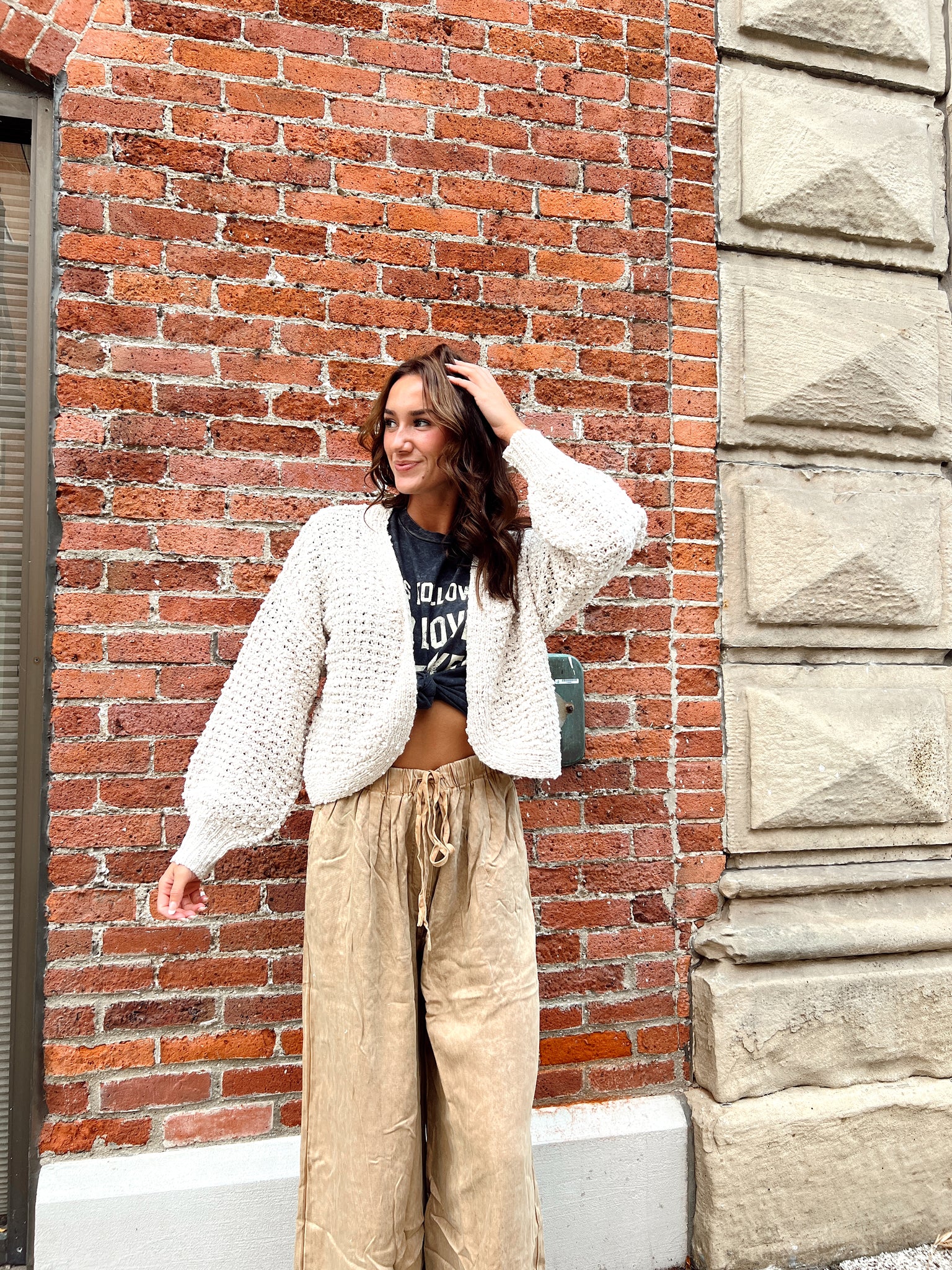 Beyond Obsessed Cream Cardigan