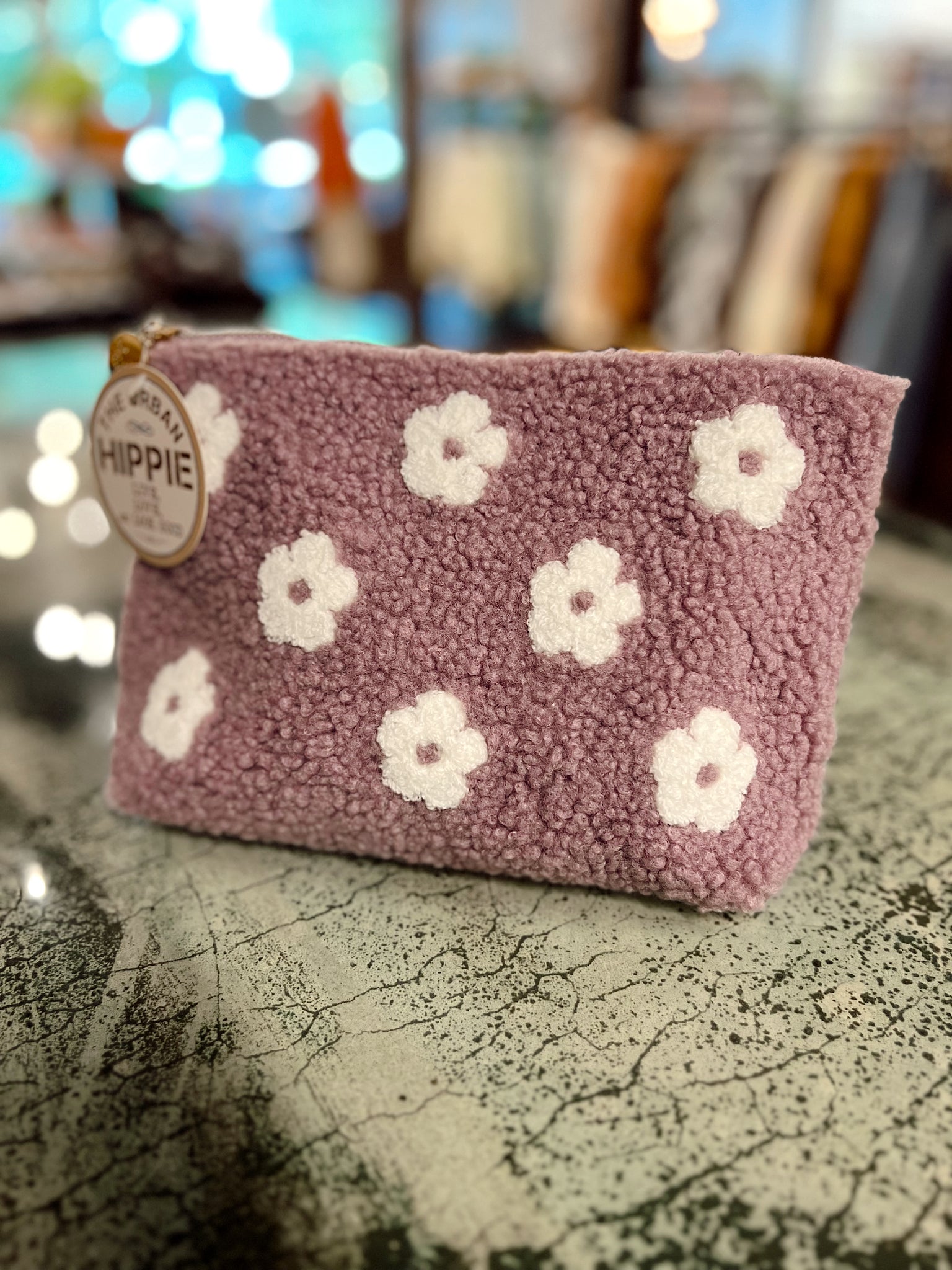 Lavender Floral Teddy Pouch