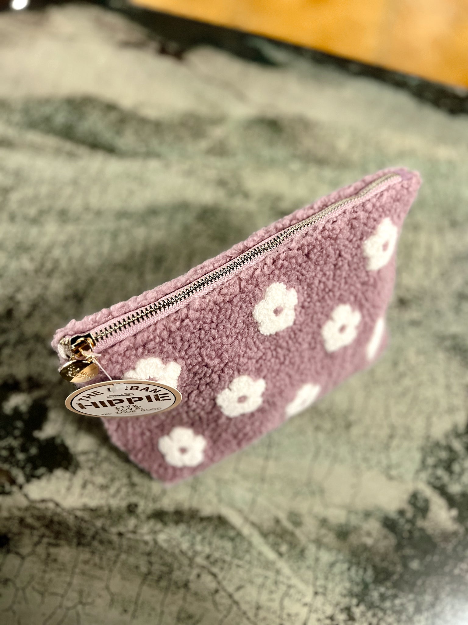 Lavender Floral Teddy Pouch