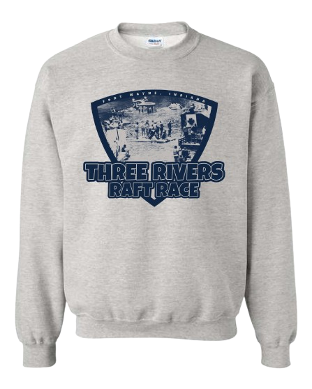 Three Rivers Raft Race Throwback Lt Grey Sweatshirt