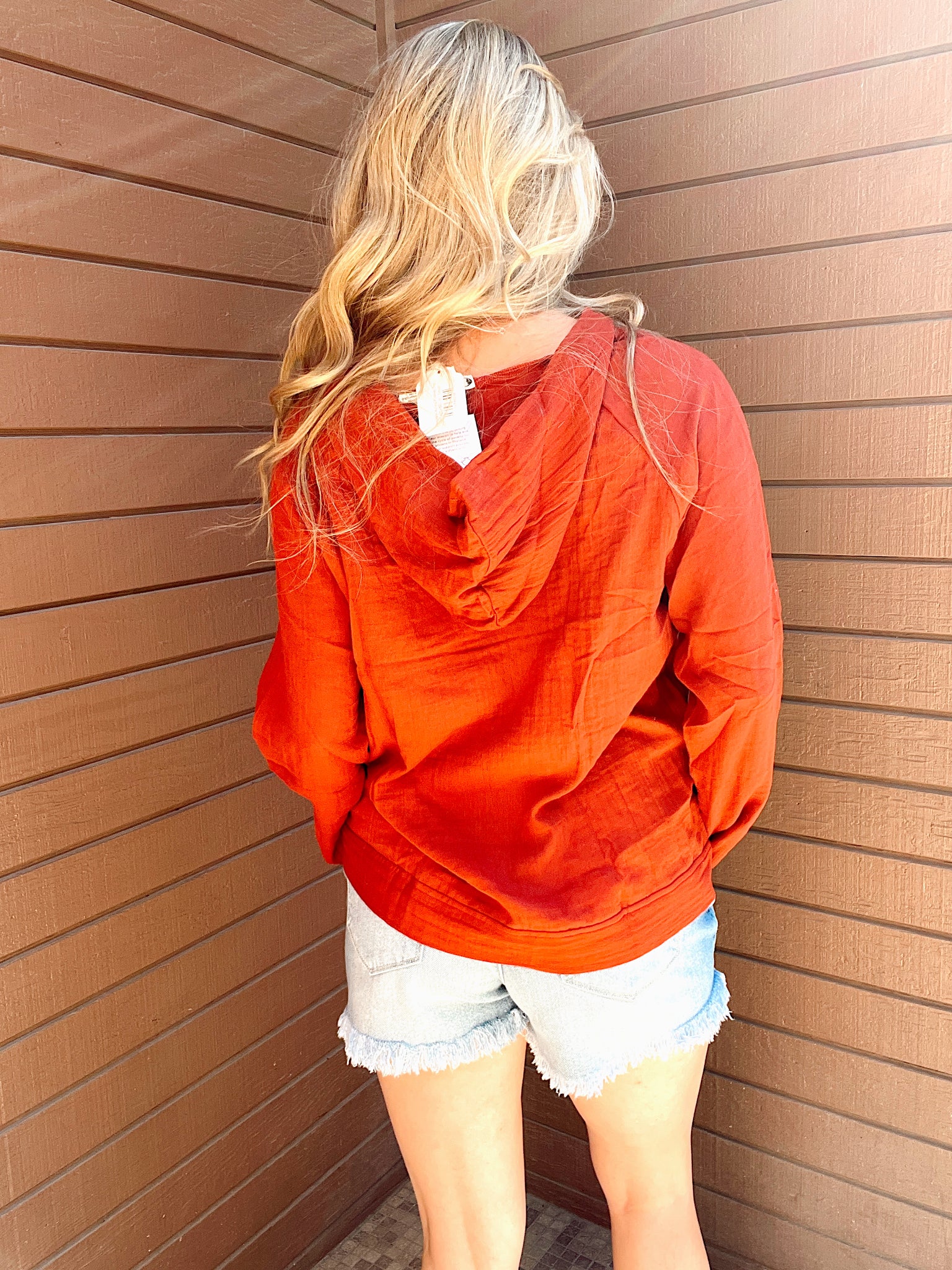 Fireplace Ashes Pullover Top