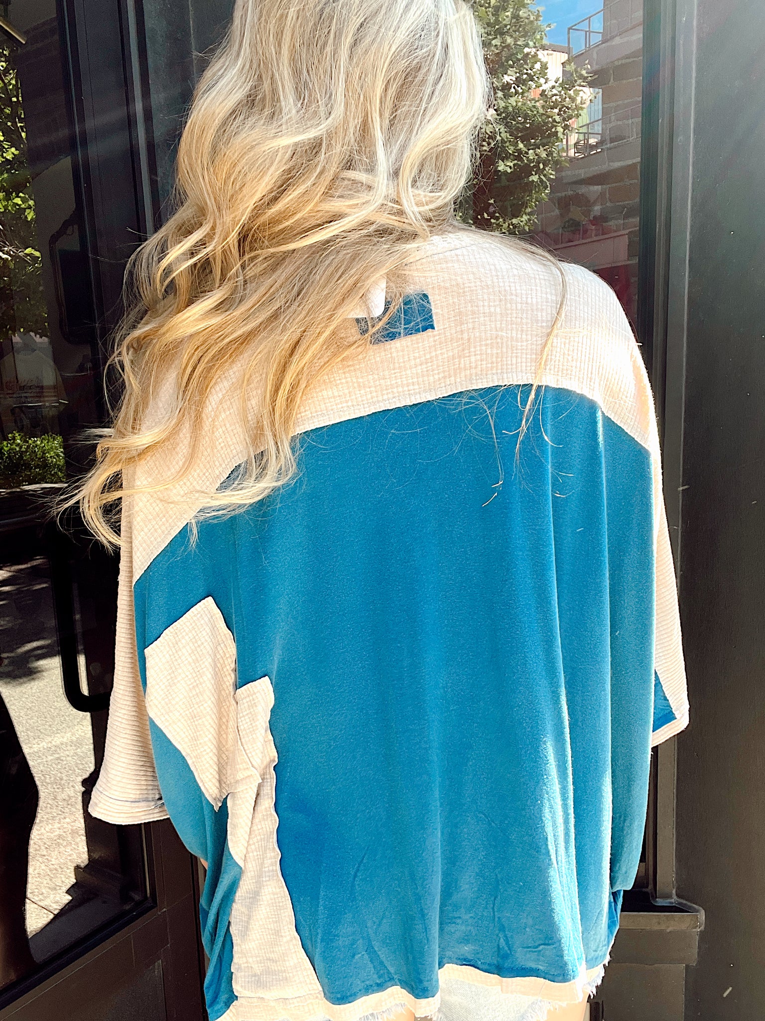Blooming Sundays Oversized Top