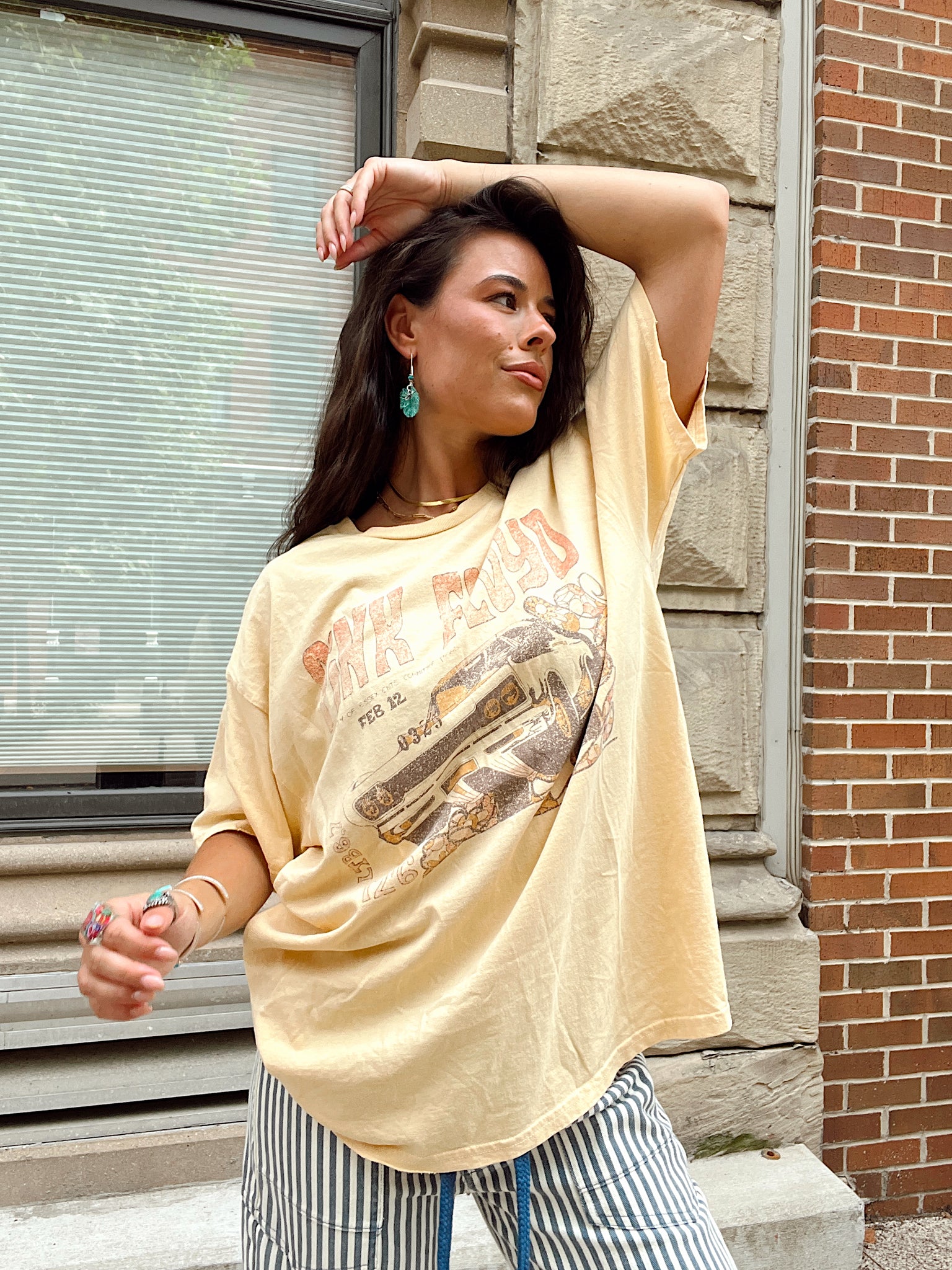 Pink Floyd Gold Graphic Tee