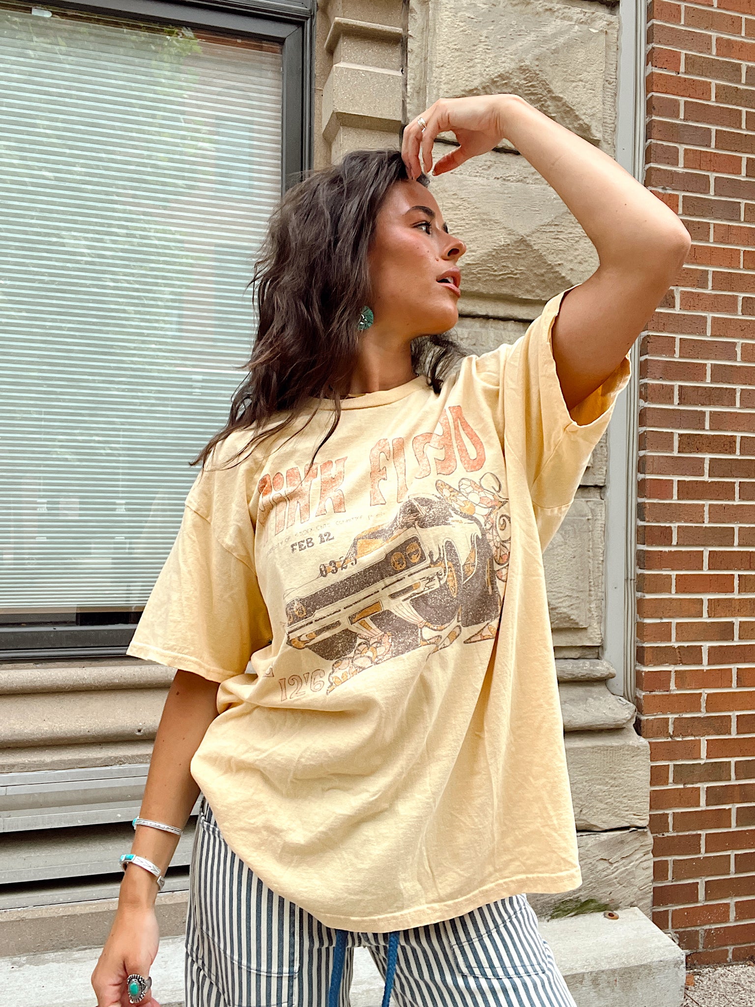 Pink Floyd Gold Graphic Tee