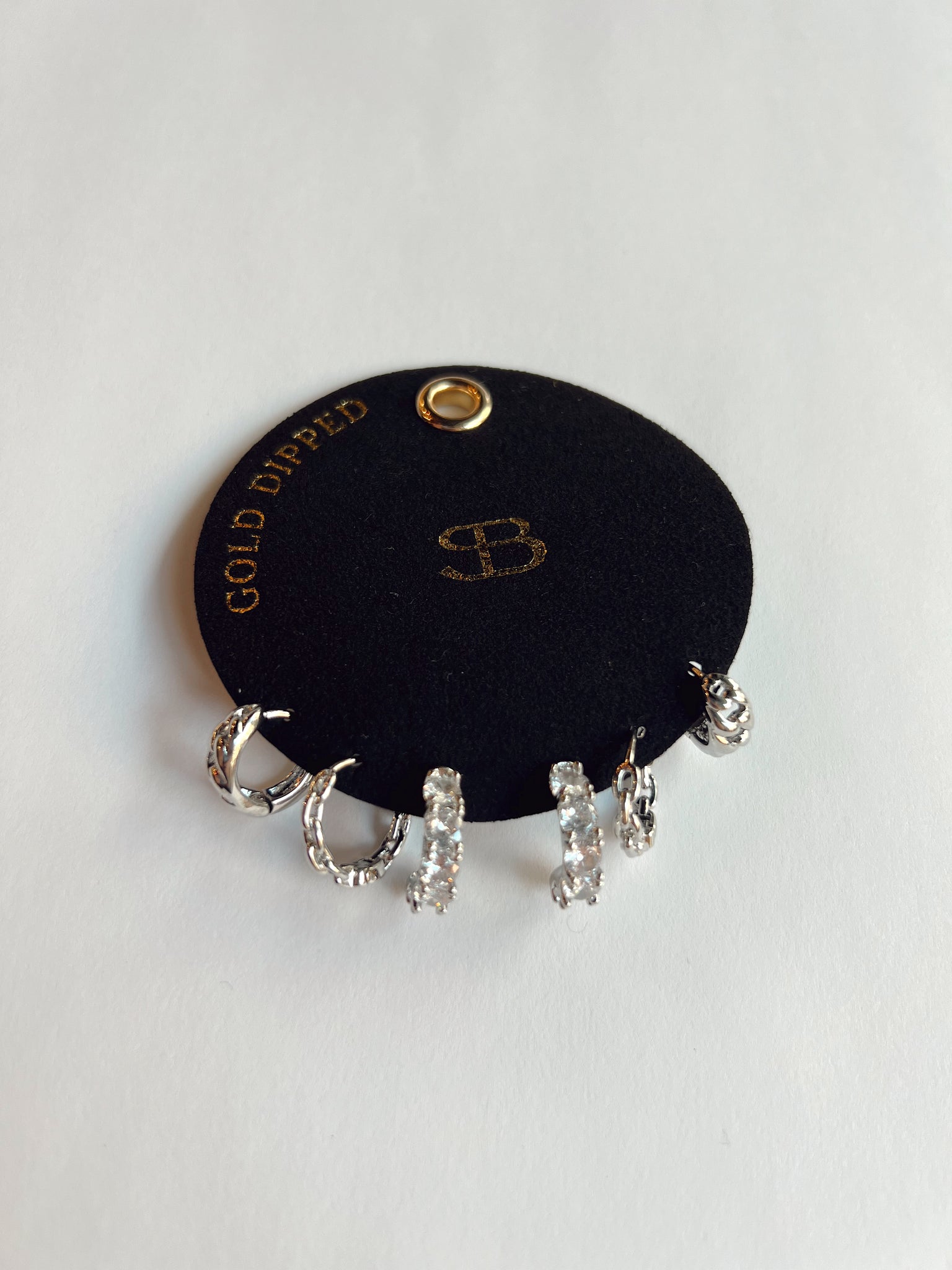 Silver Multi Hoop Earrings