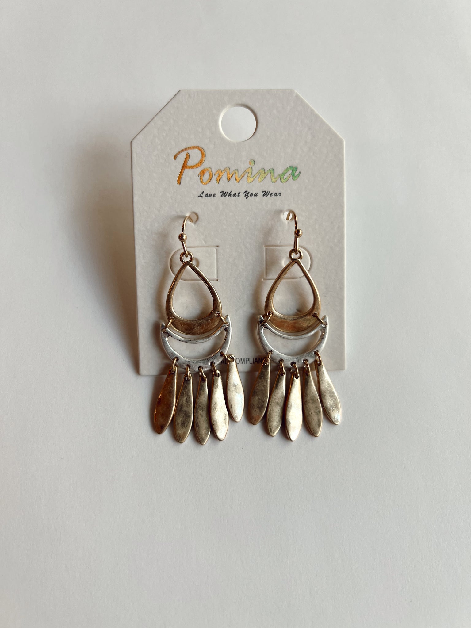 Mixed Metal Earrings