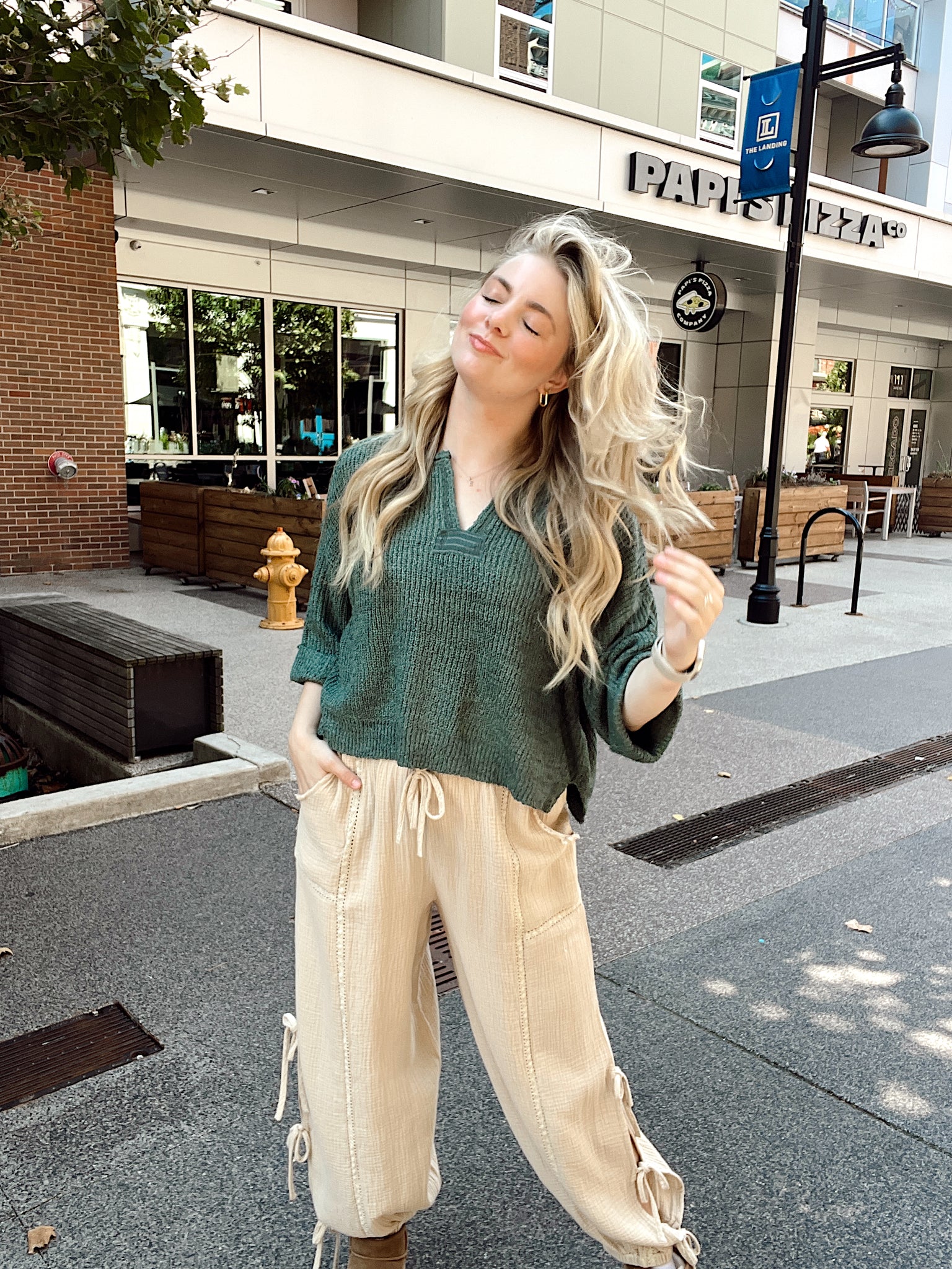 Monroe Jade Knit Pullover