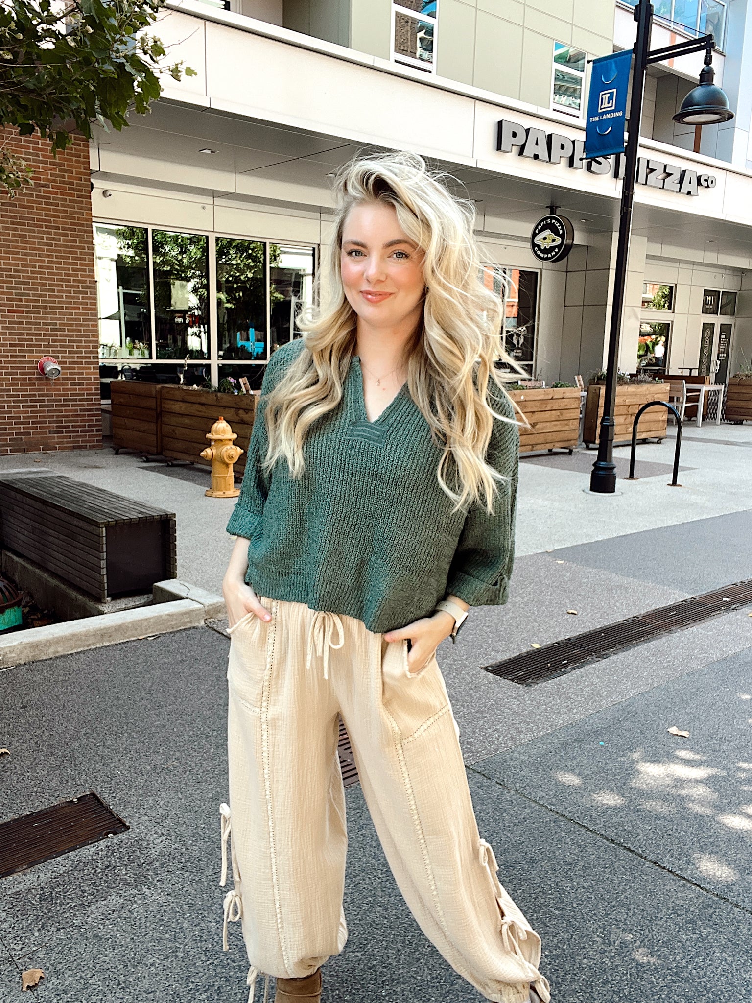 Monroe Jade Knit Pullover