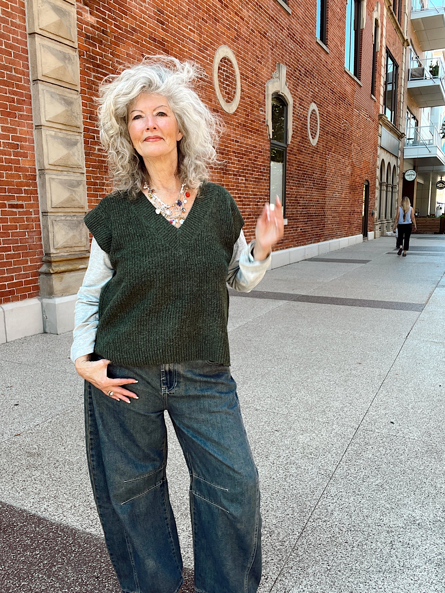 Fall is Near Olive Sweater Vest