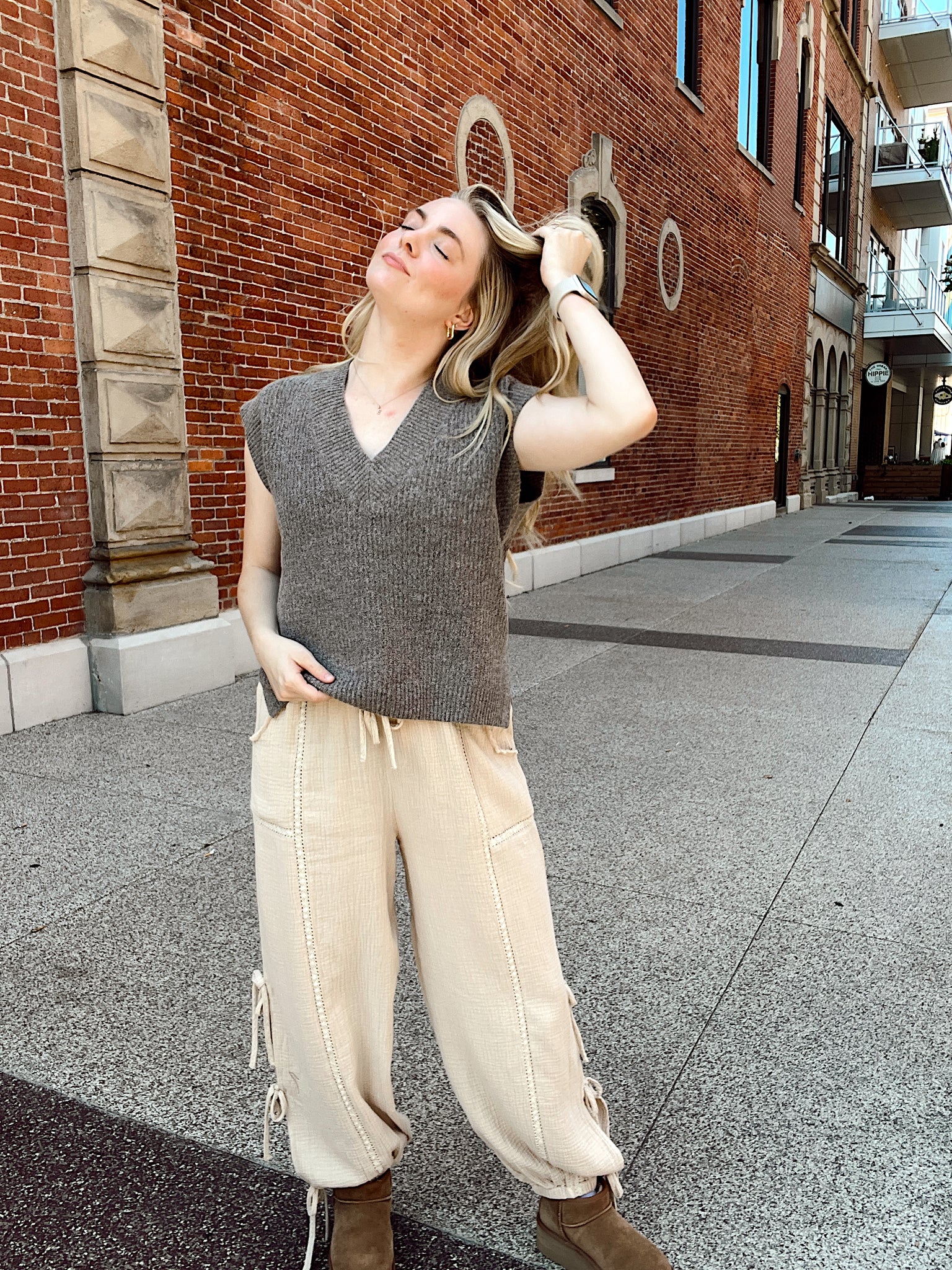 Fall is Near Mocha Sweater Vest