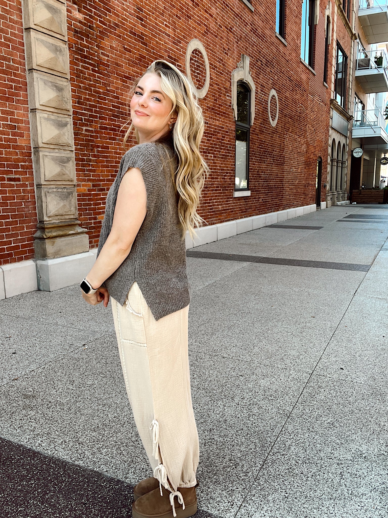 Fall is Near Mocha Sweater Vest