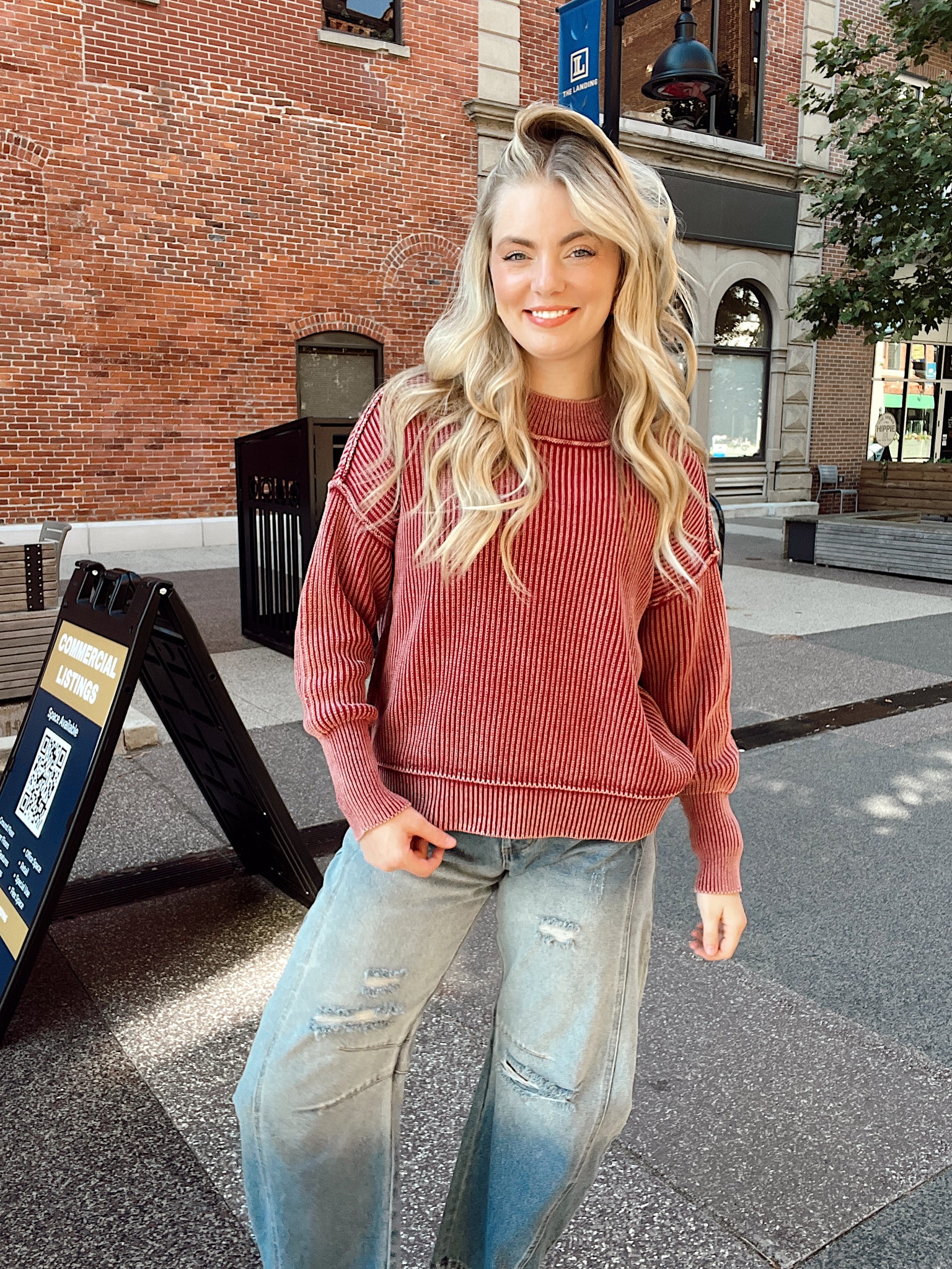 Feeling Mellow Cabernet Sweater