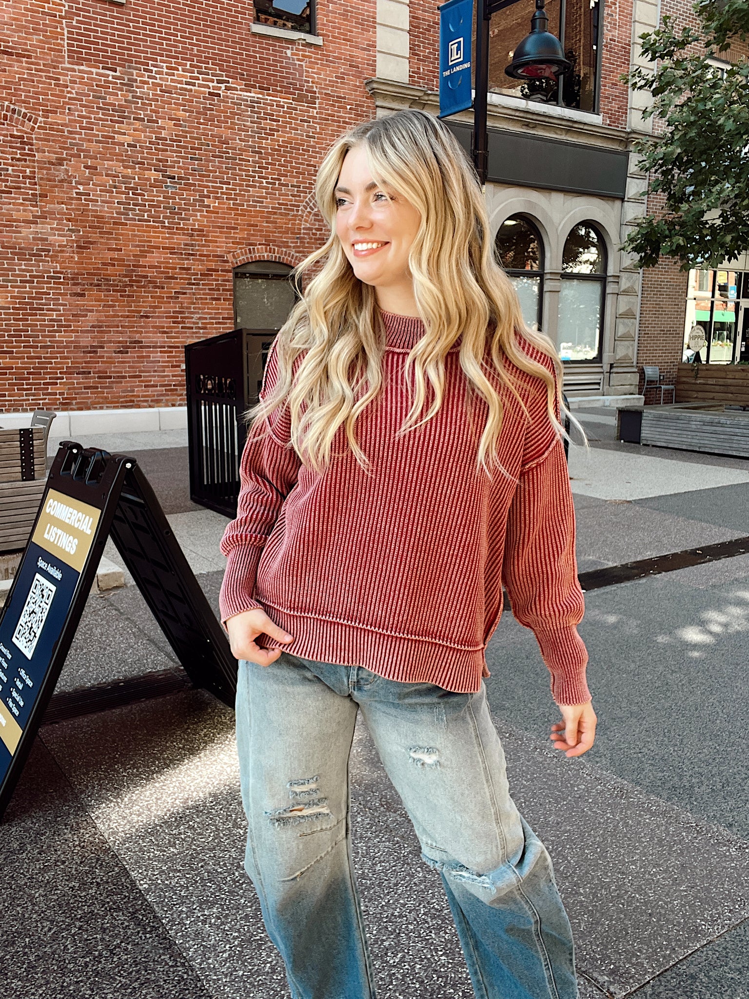 Feeling Mellow Cabernet Sweater