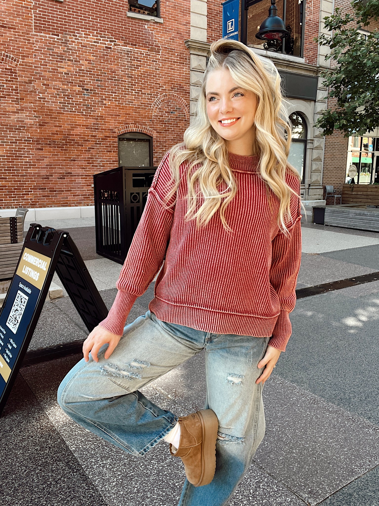 Feeling Mellow Cabernet Sweater