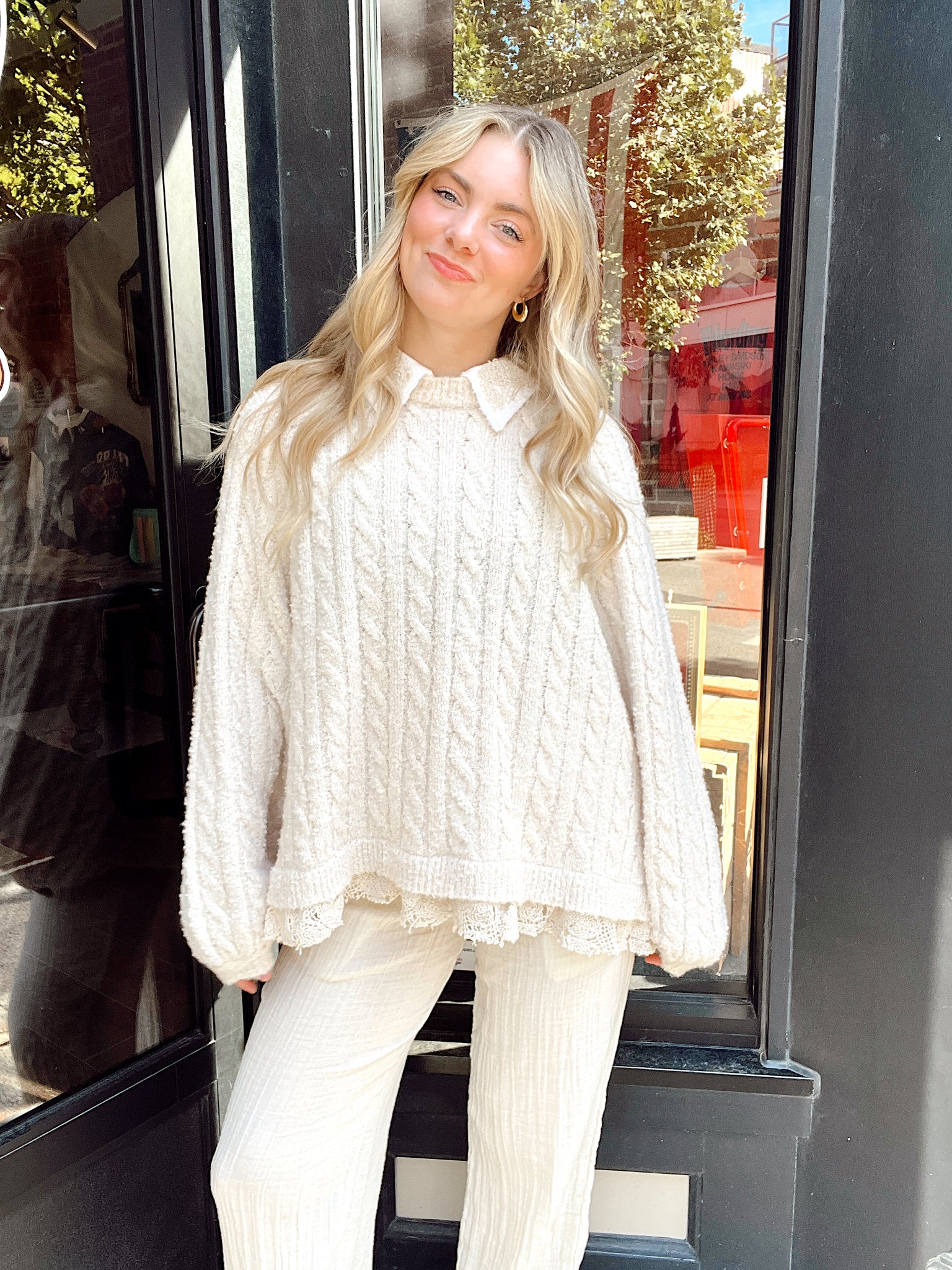 Cozy & Chic Collared Sweater