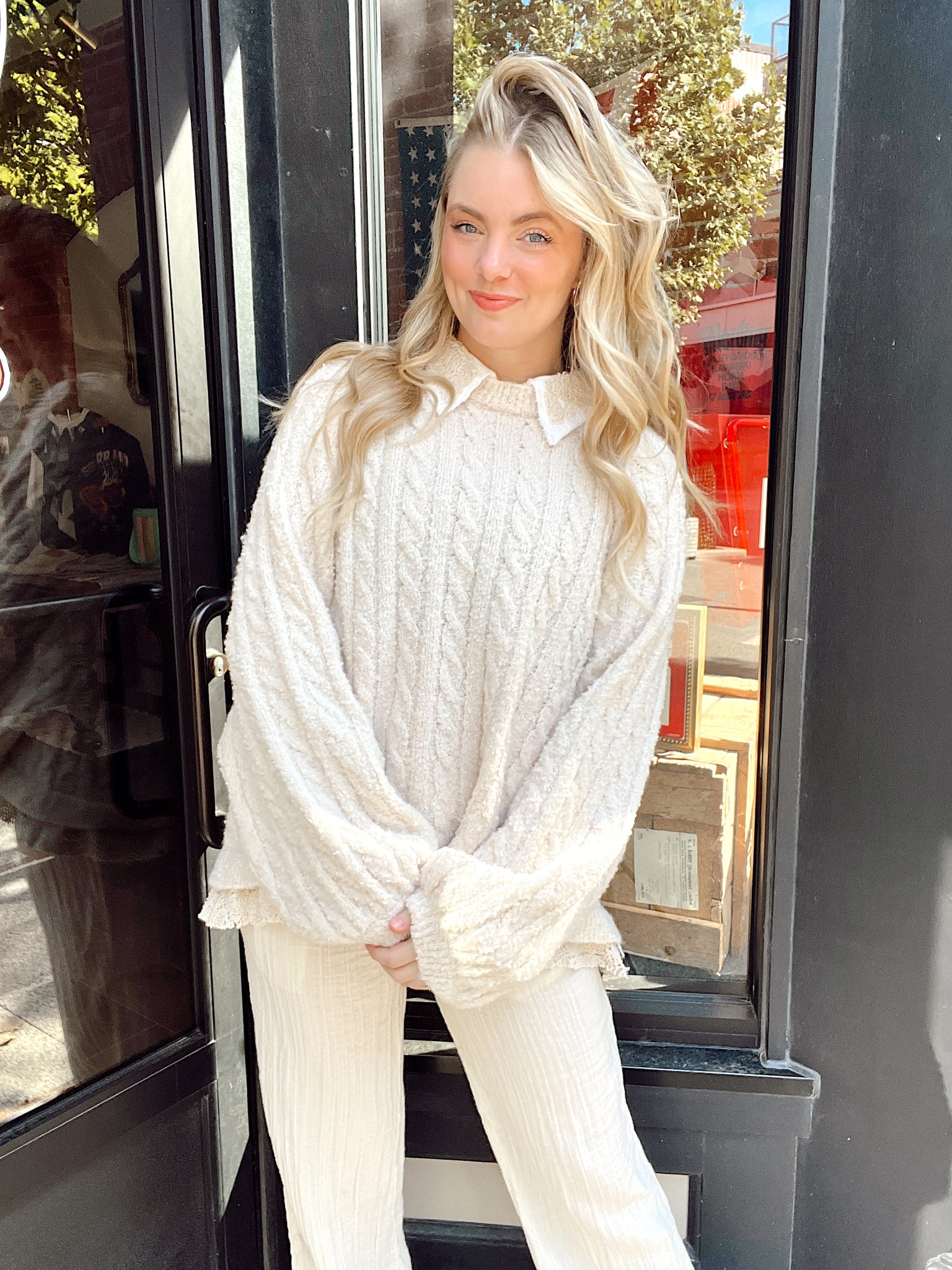 Cozy & Chic Collared Sweater