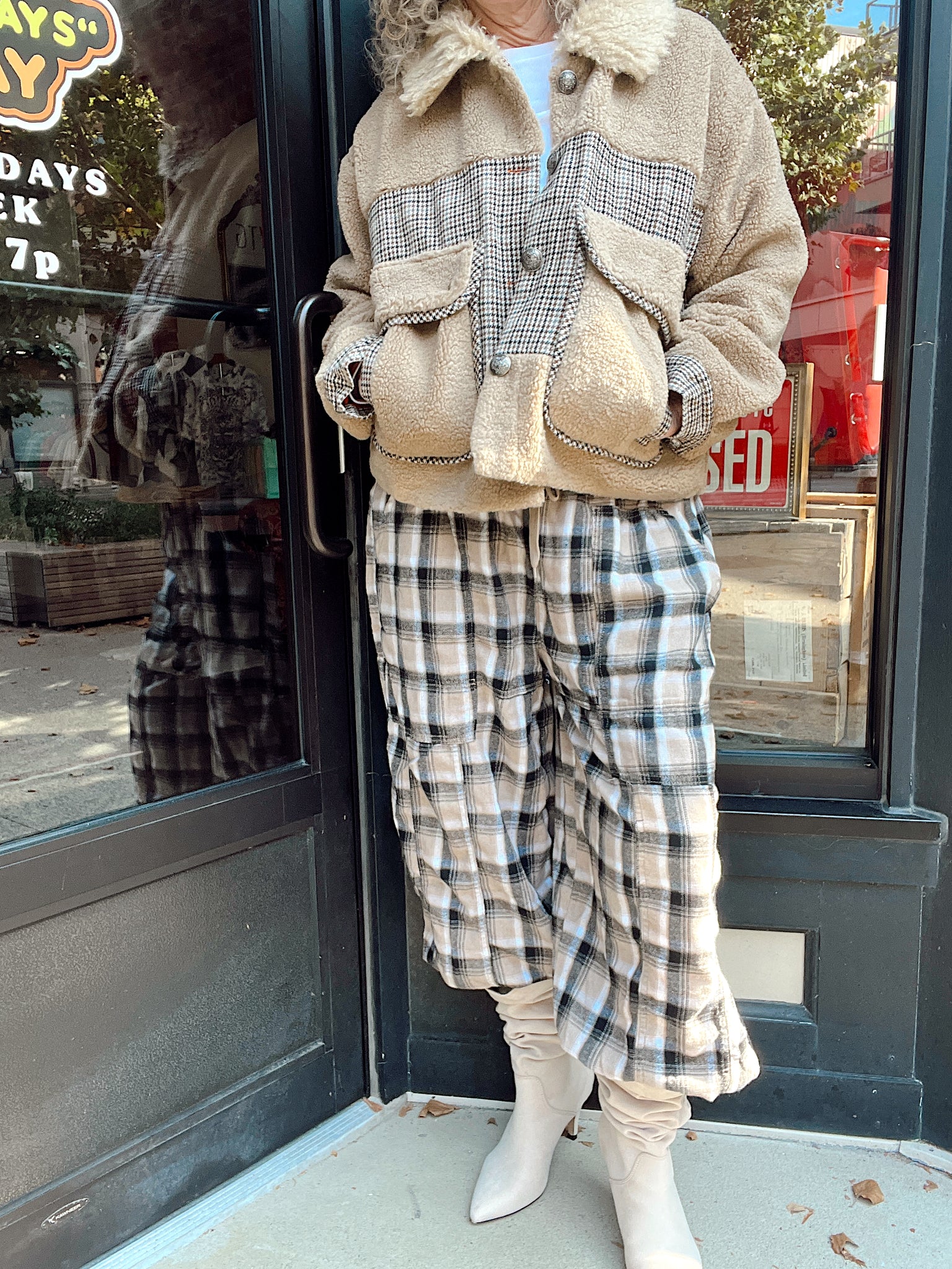 Bonfire Ready Mineral Washed Flannel Pants