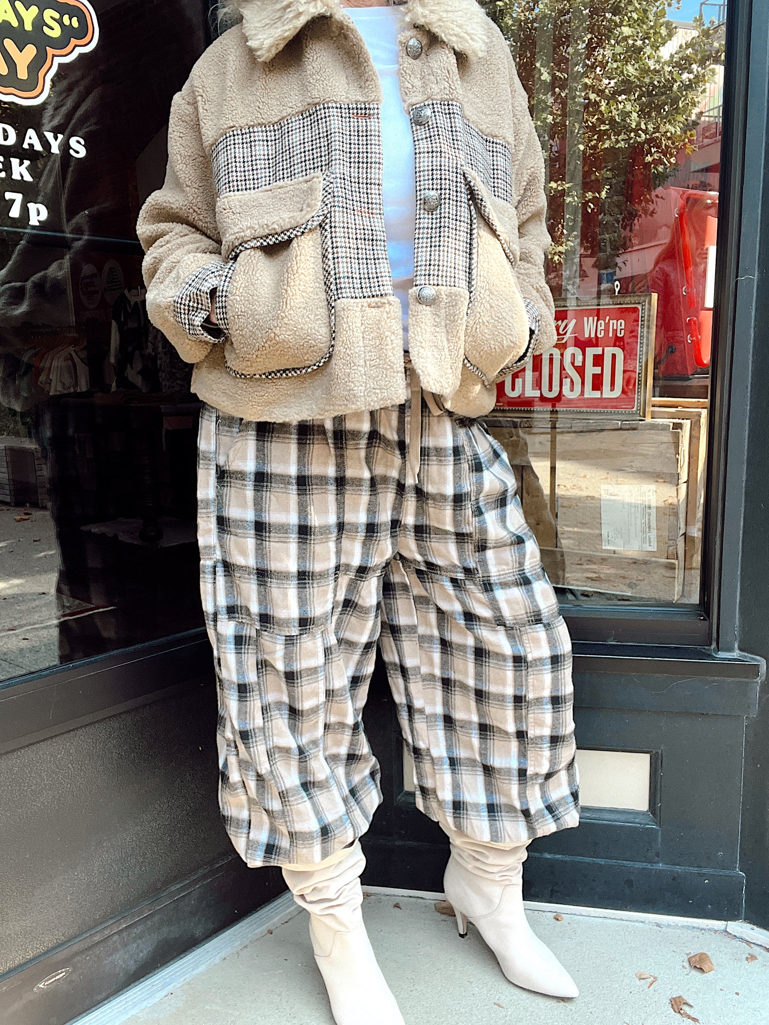 Bonfire Ready Mineral Washed Flannel Pants