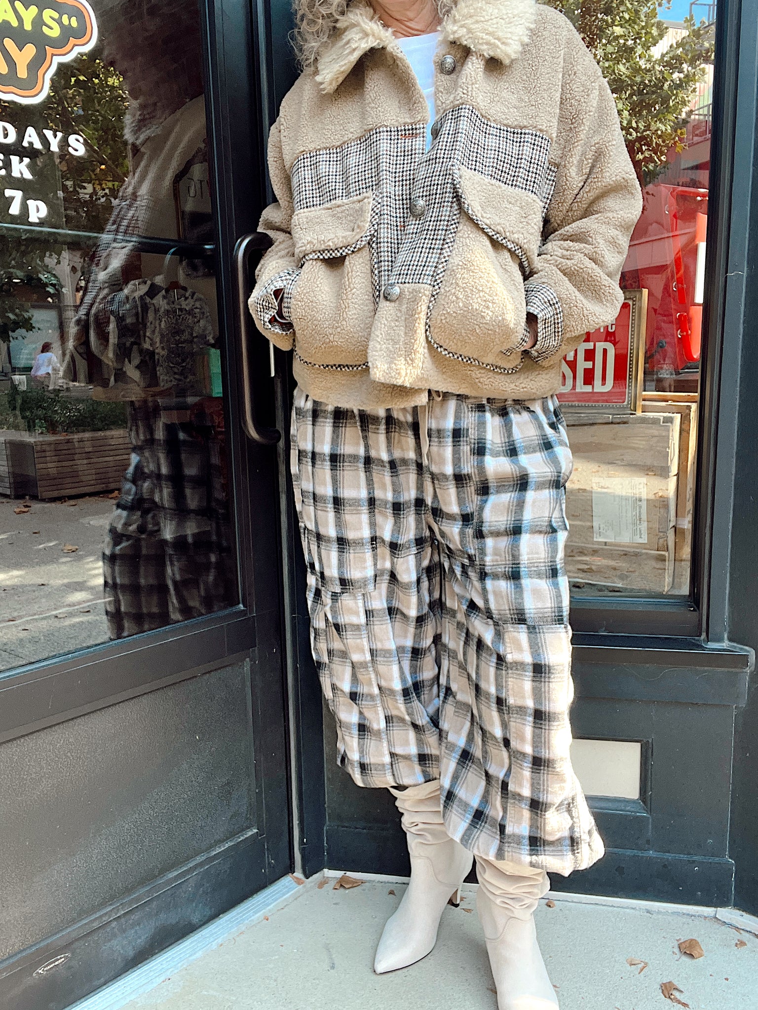 Bonfire Ready Mineral Washed Flannel Pants