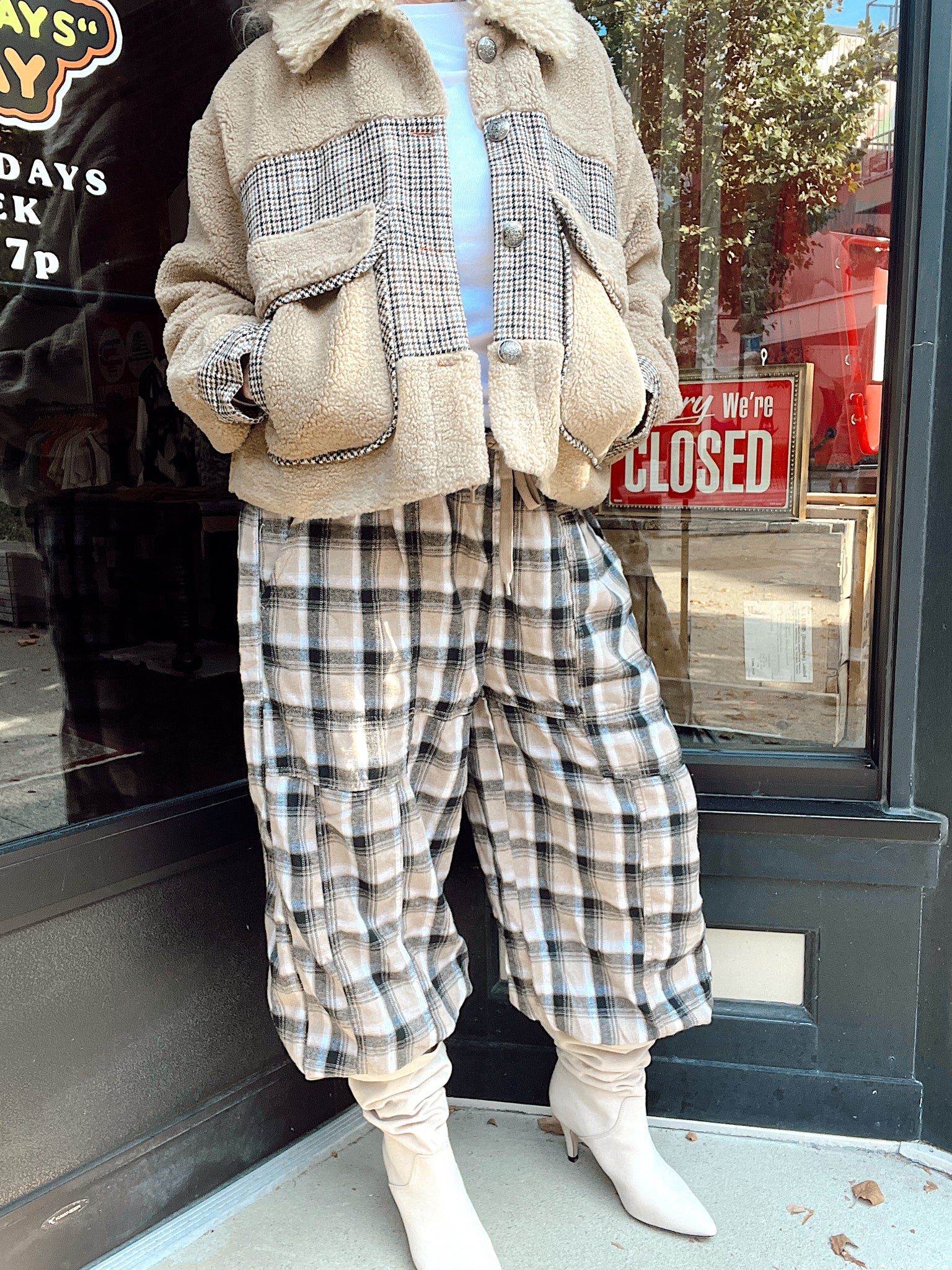 Bonfire Ready Mineral Washed Flannel Pants