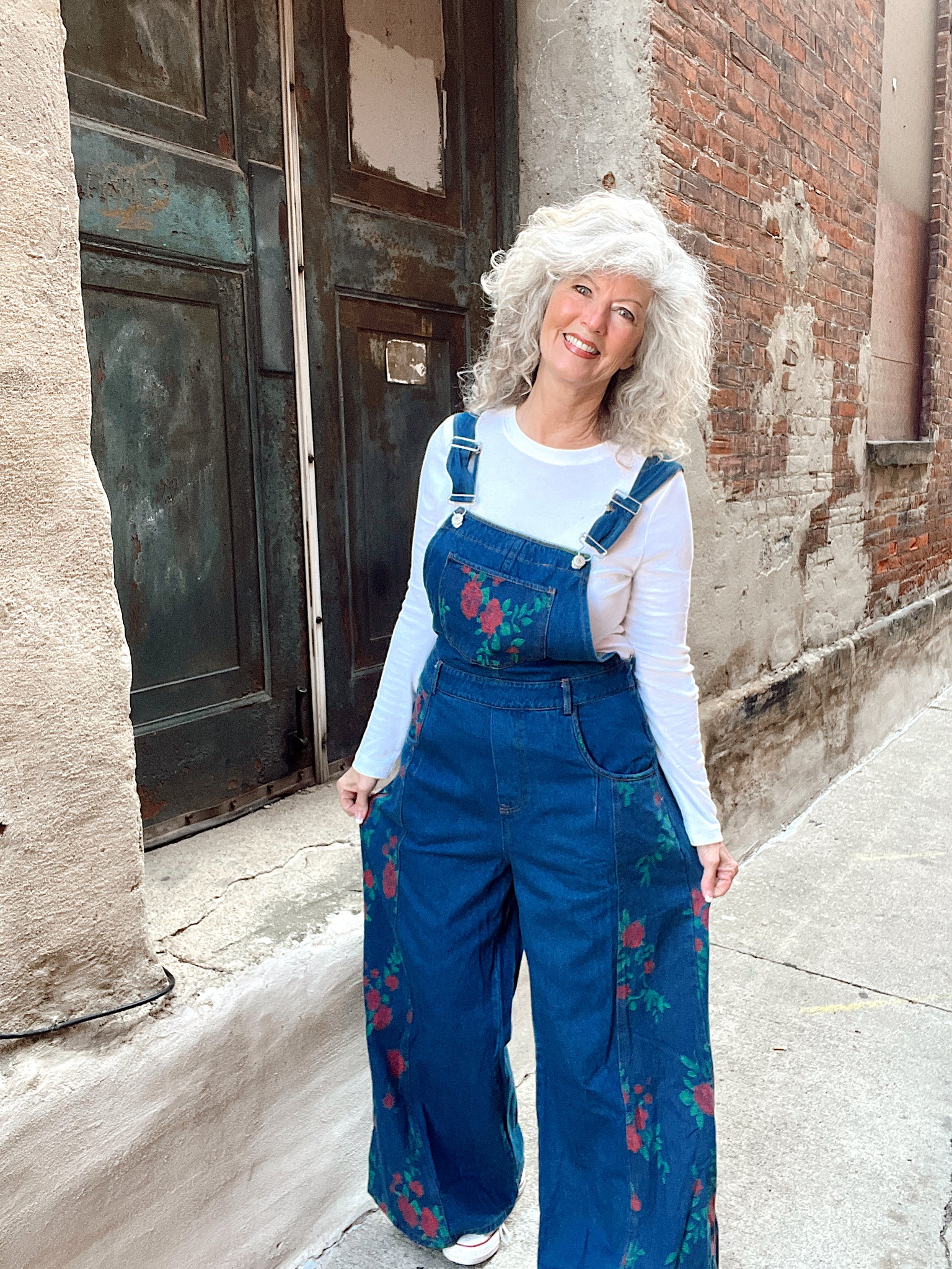 Coming Up Roses Bib Overalls