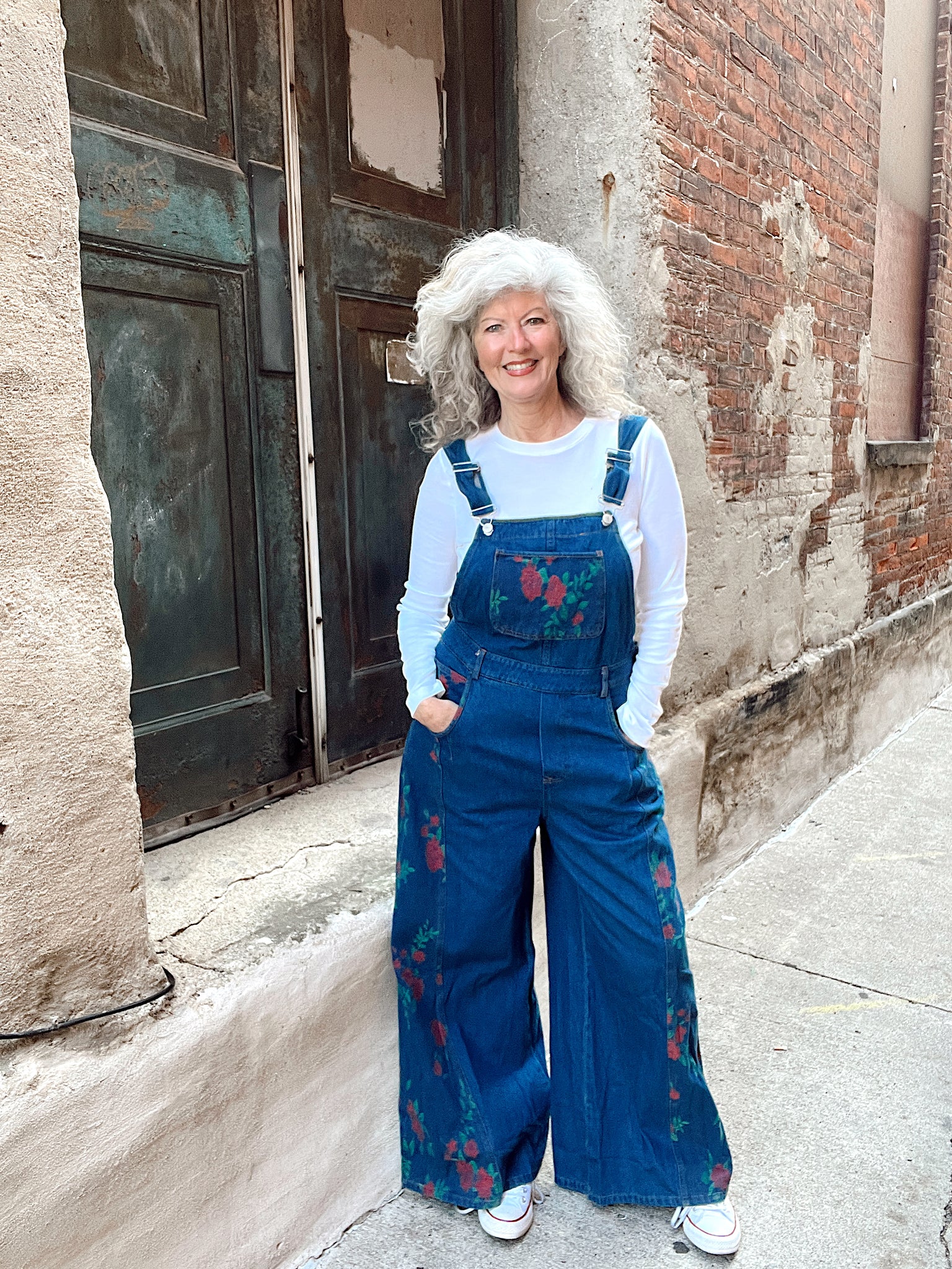 Coming Up Roses Bib Overalls