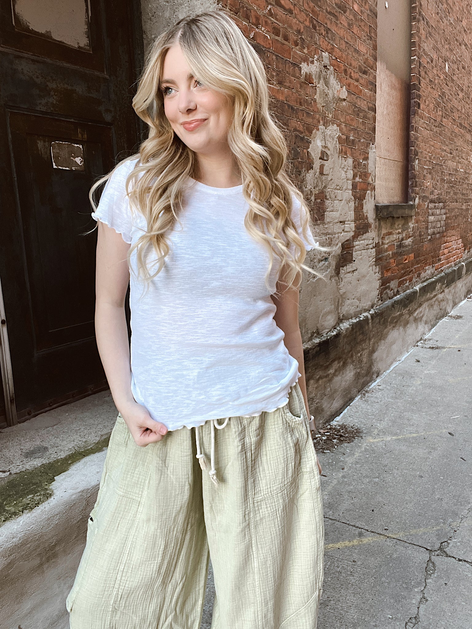 Gracelynn White Tee