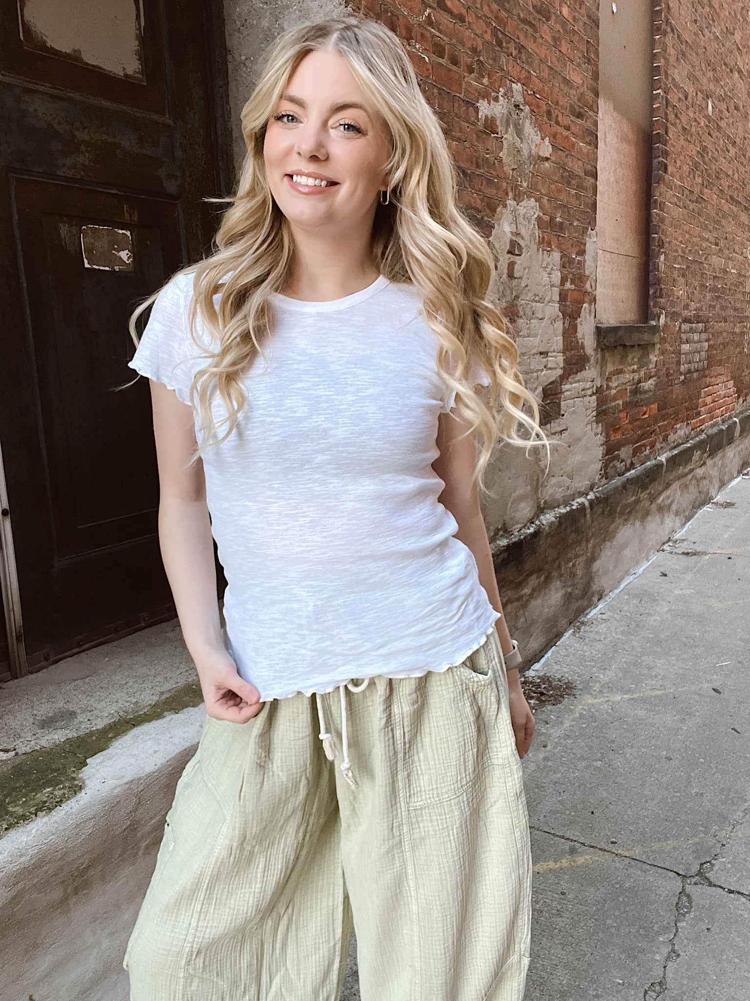 Gracelynn White Tee