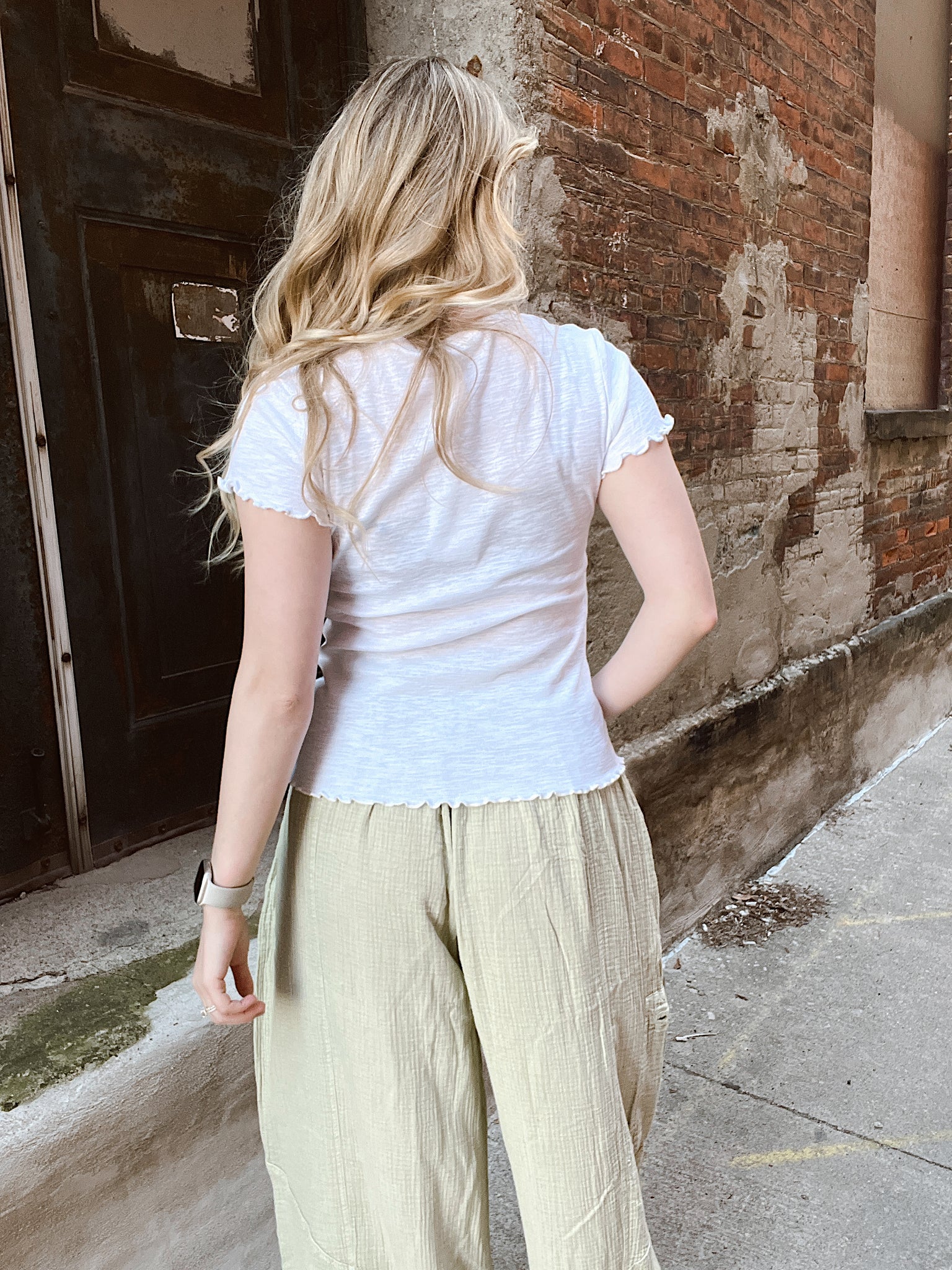 Gracelynn White Tee