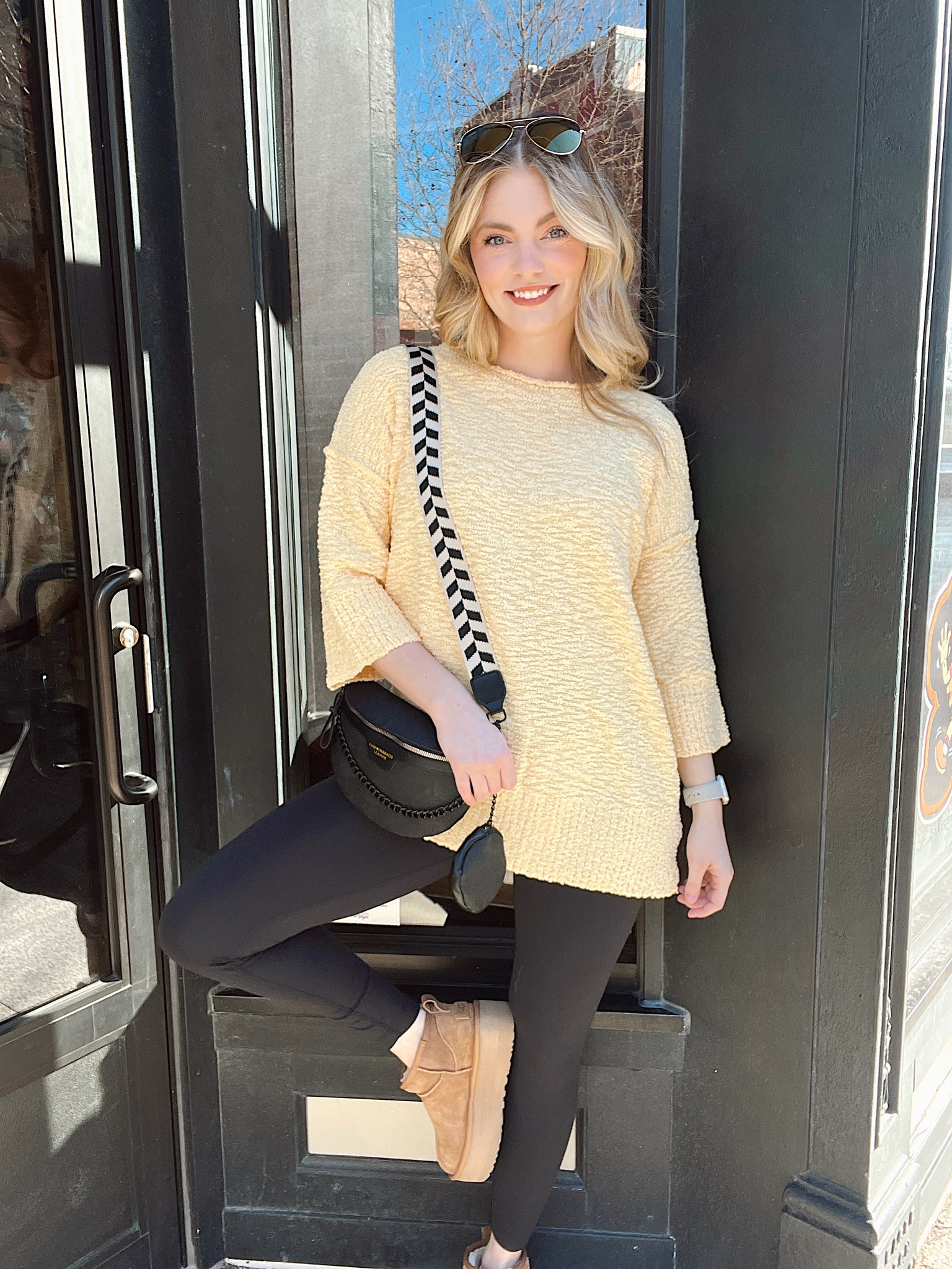 Give Me Sunshine Yellow Sweater