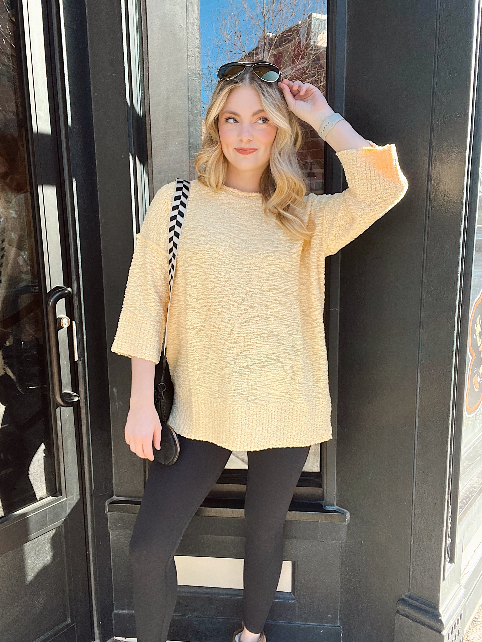 Give Me Sunshine Yellow Sweater