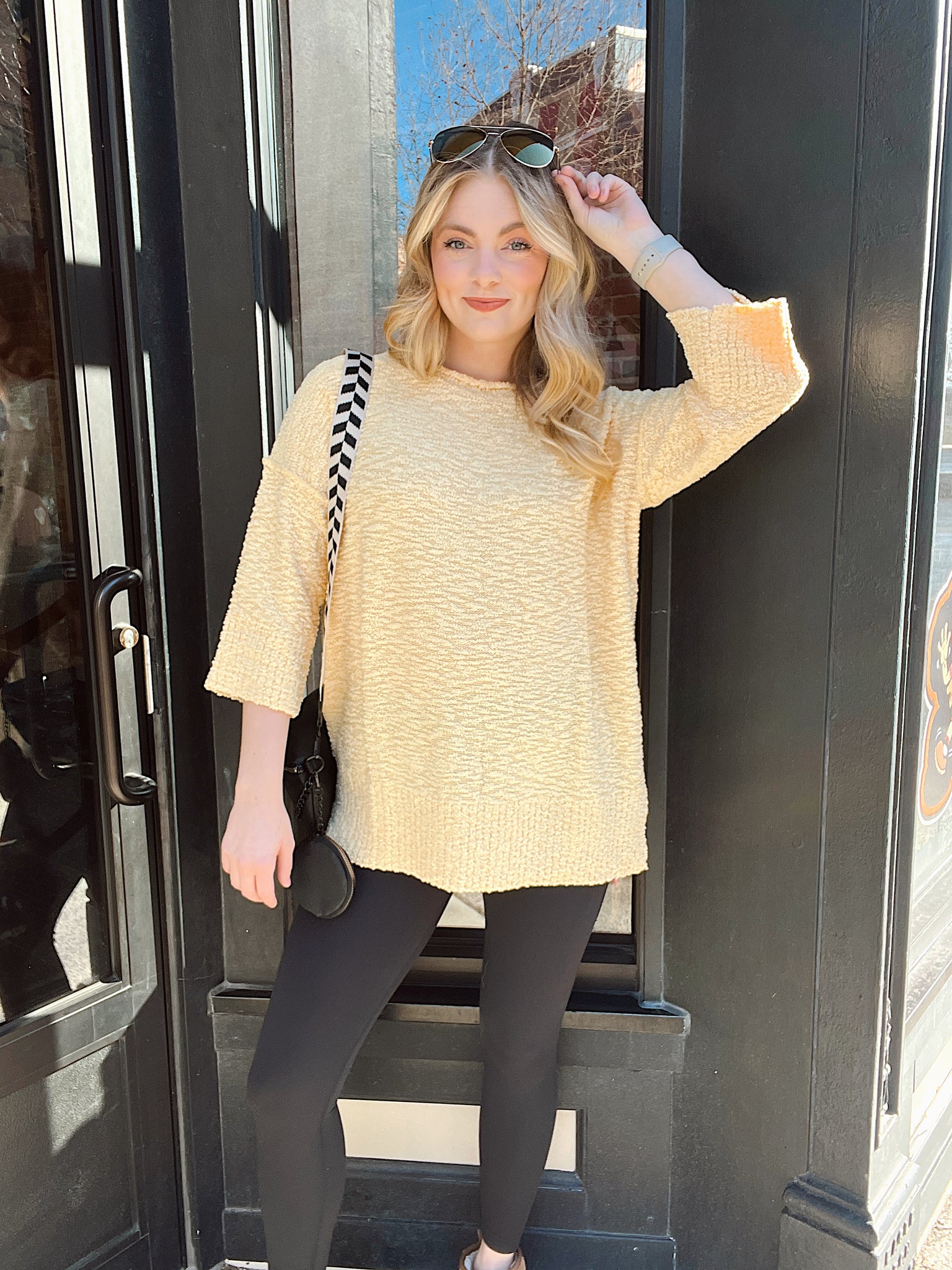 Give Me Sunshine Yellow Sweater