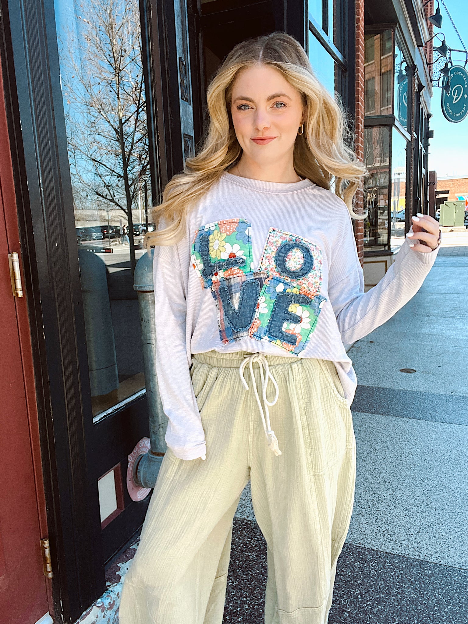 All Love Lavender Ribbed Top