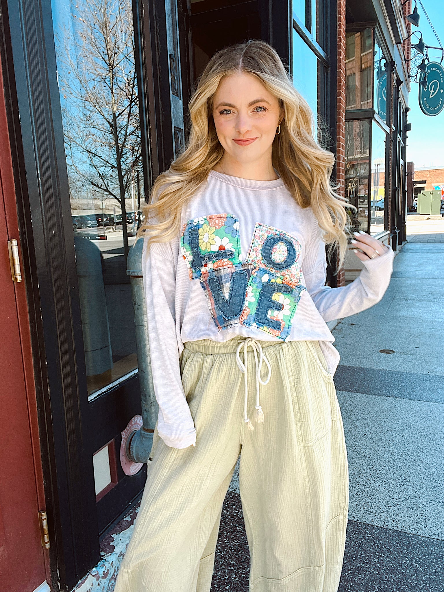 All Love Lavender Ribbed Top