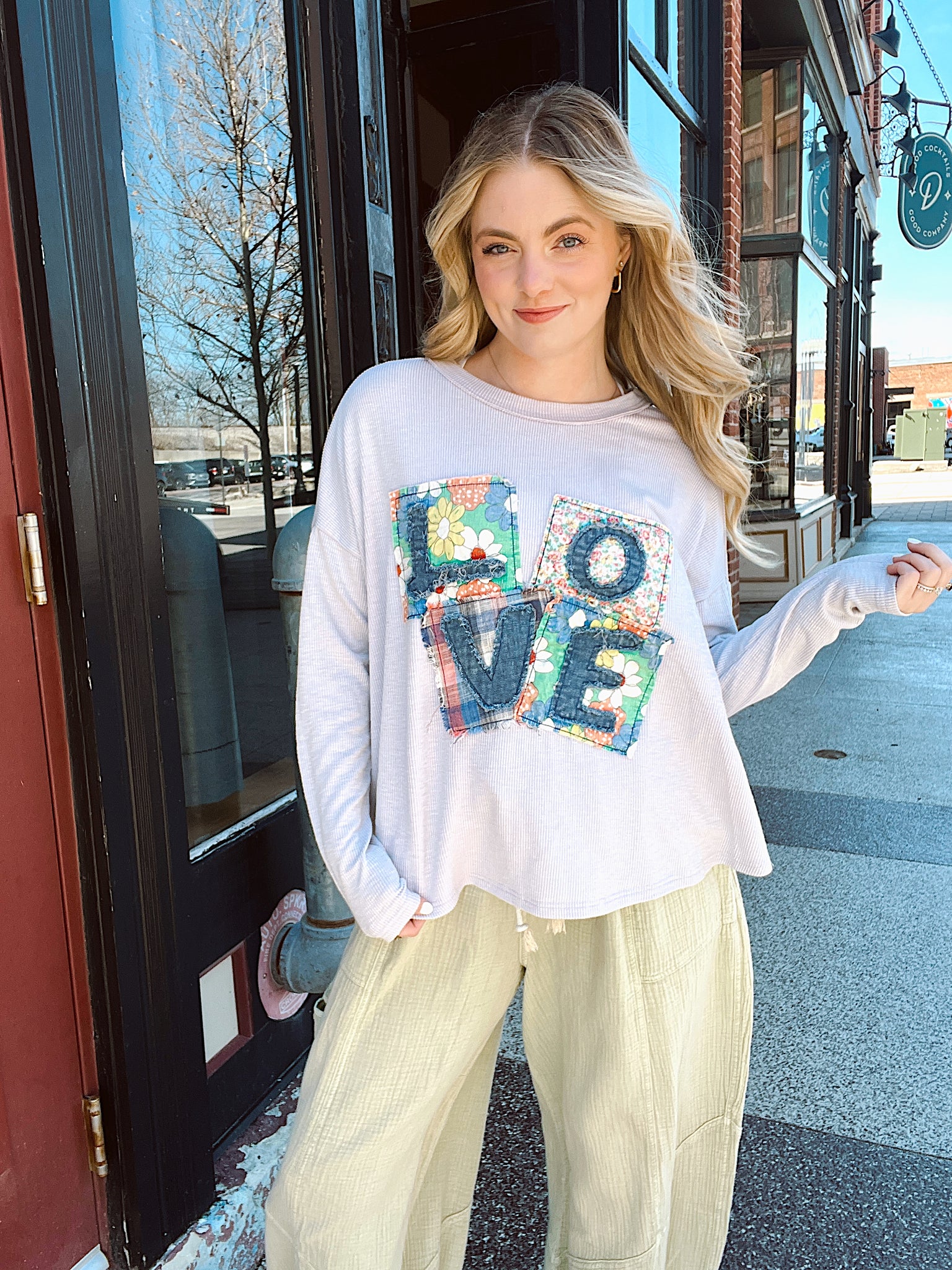 All Love Lavender Ribbed Top