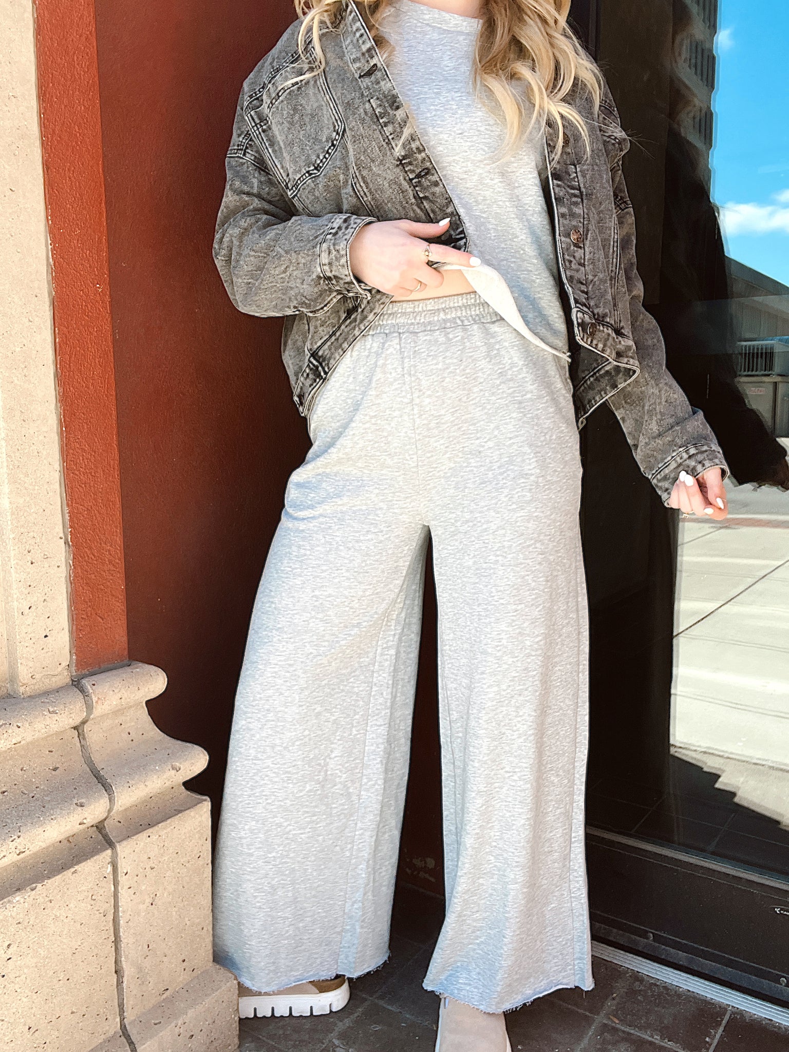 Good Feels Heather Grey Set