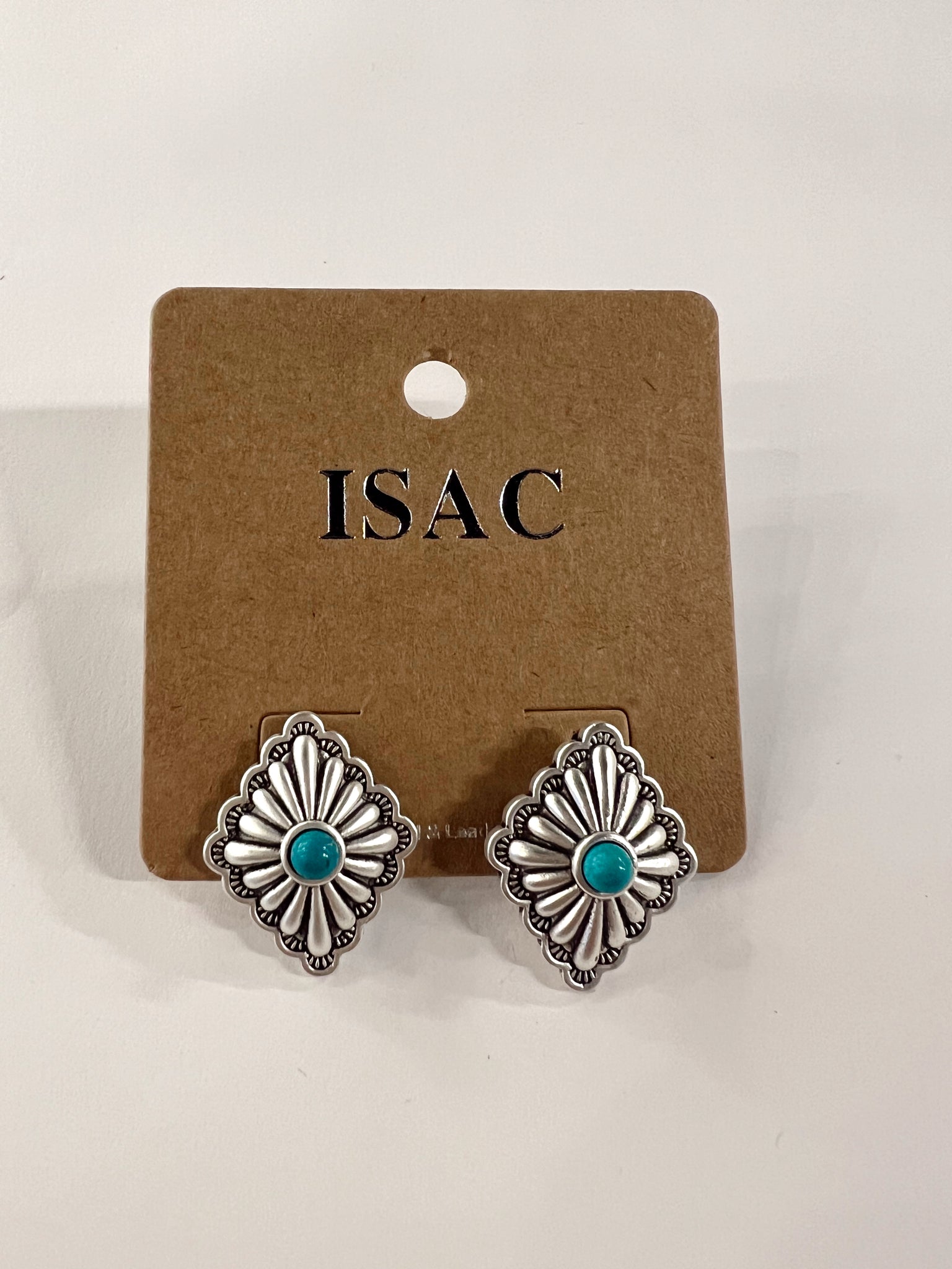 Brass Stud Earrings