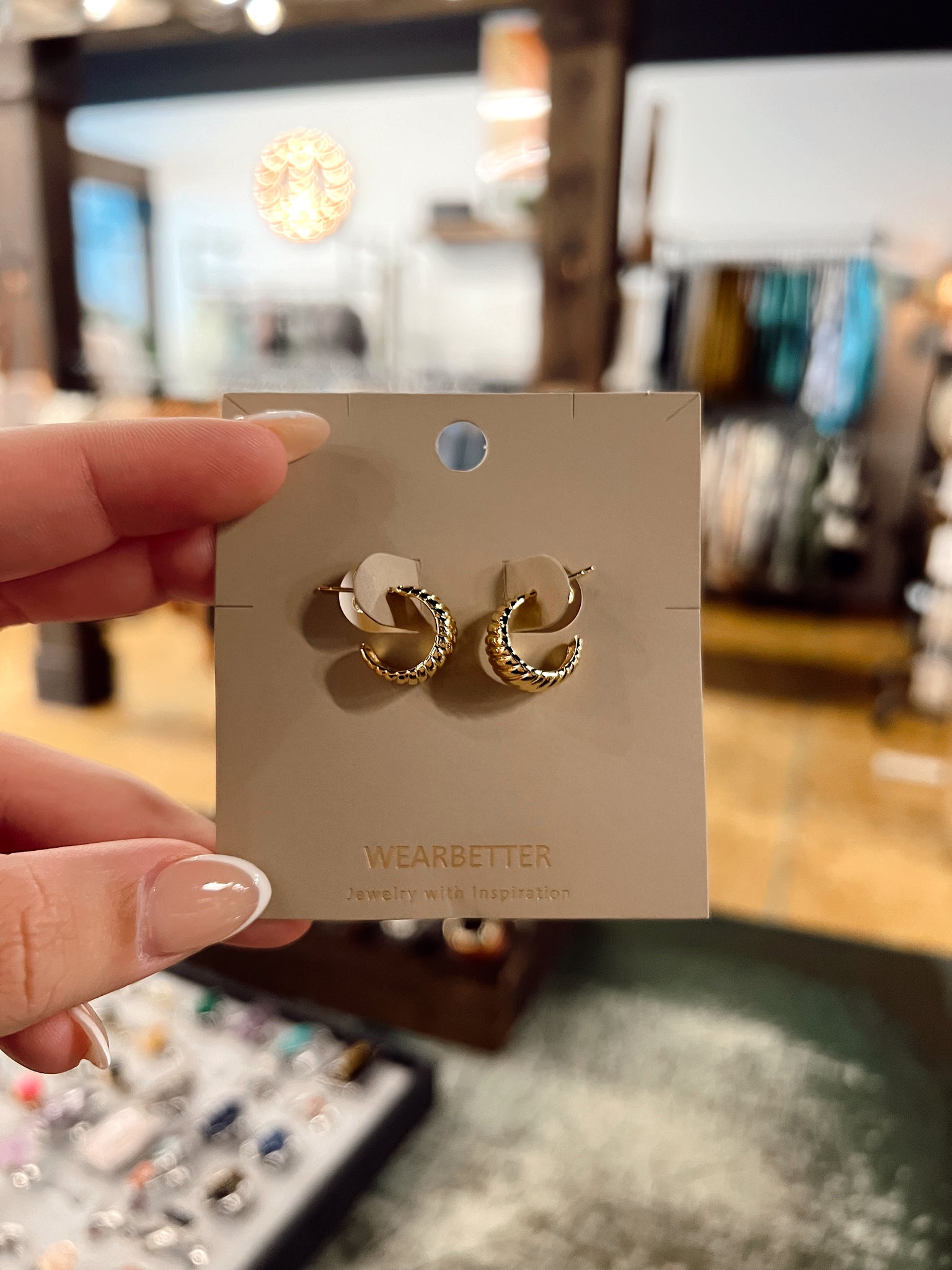 Gold Hoop Earrings